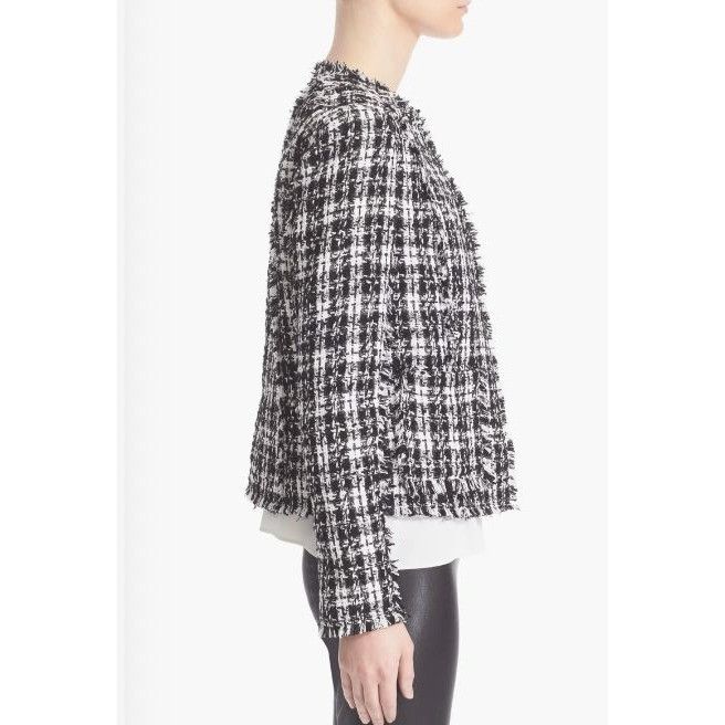 Other Truth And Pride Nocturnal Tweed Open Blazer in Black/Cream/W Size M / US 6-8 / IT 42-44 - 5 Thumbnail