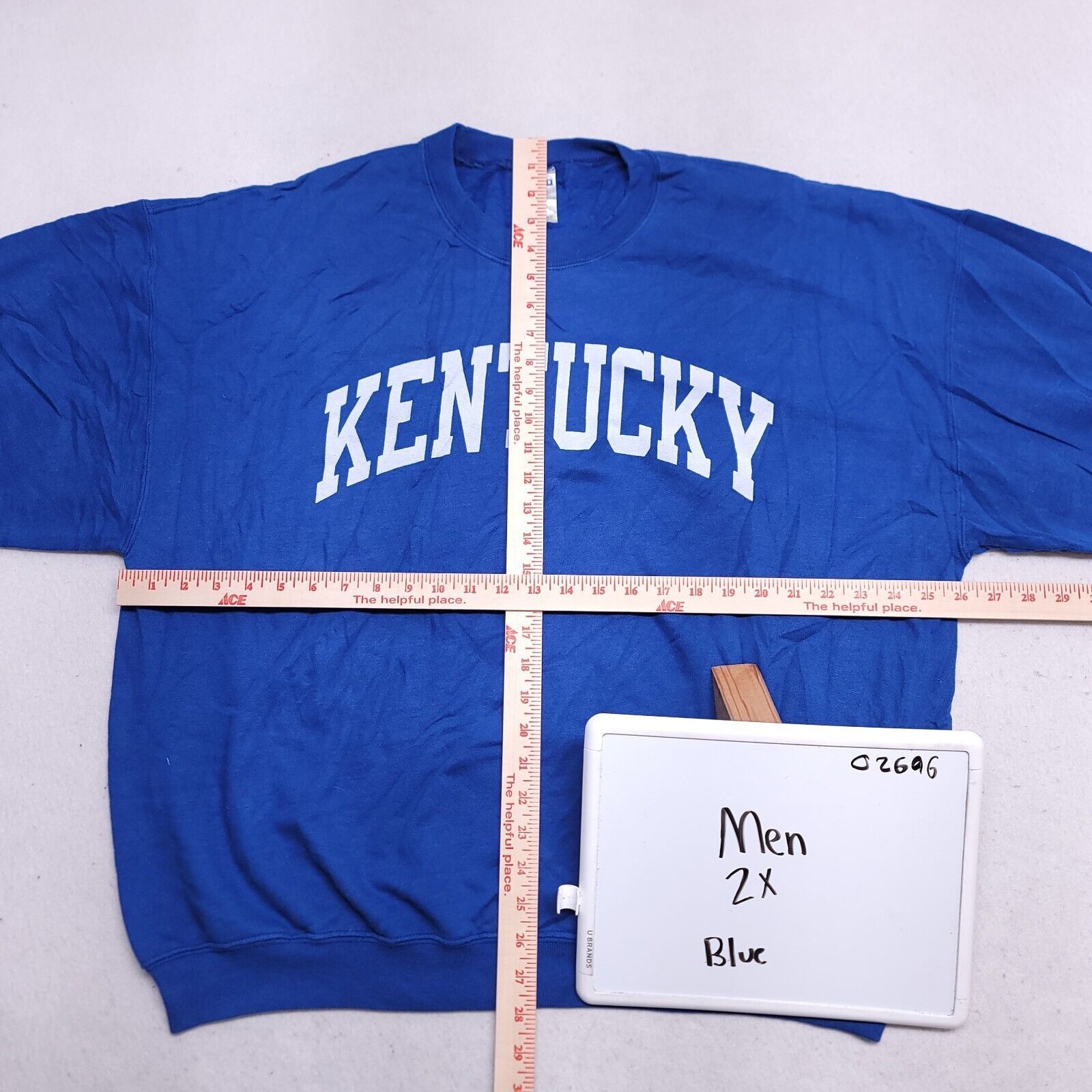 Jerzees Jerzees Kentucky Casual Pullover Sweatshirt Men Size 2X Blue Size US XXL / EU 58 / 5 - 7 Thumbnail