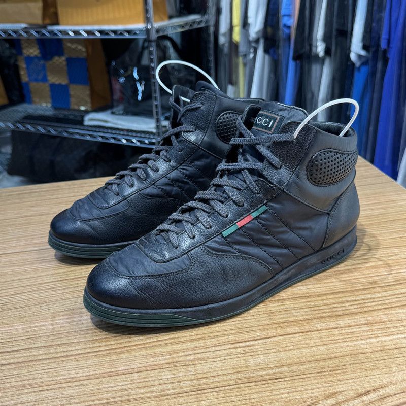 Gucci Black Casual High-Top Sneakers 0079