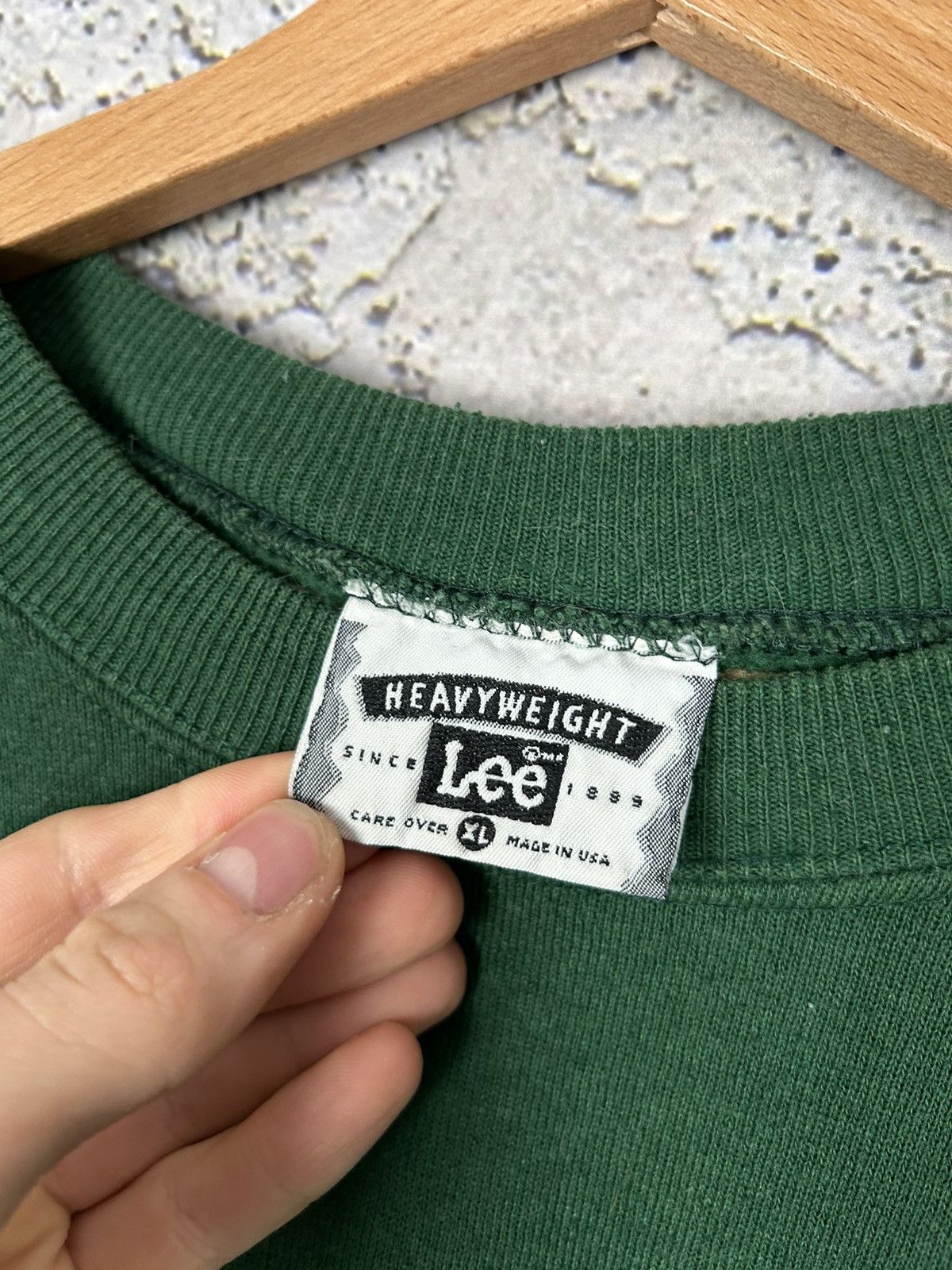 Lee Vintage Lee Heavyweight Boston Massachusetts 90s Baggy Rap Size US XL / EU 56 / 4 - 4 Thumbnail