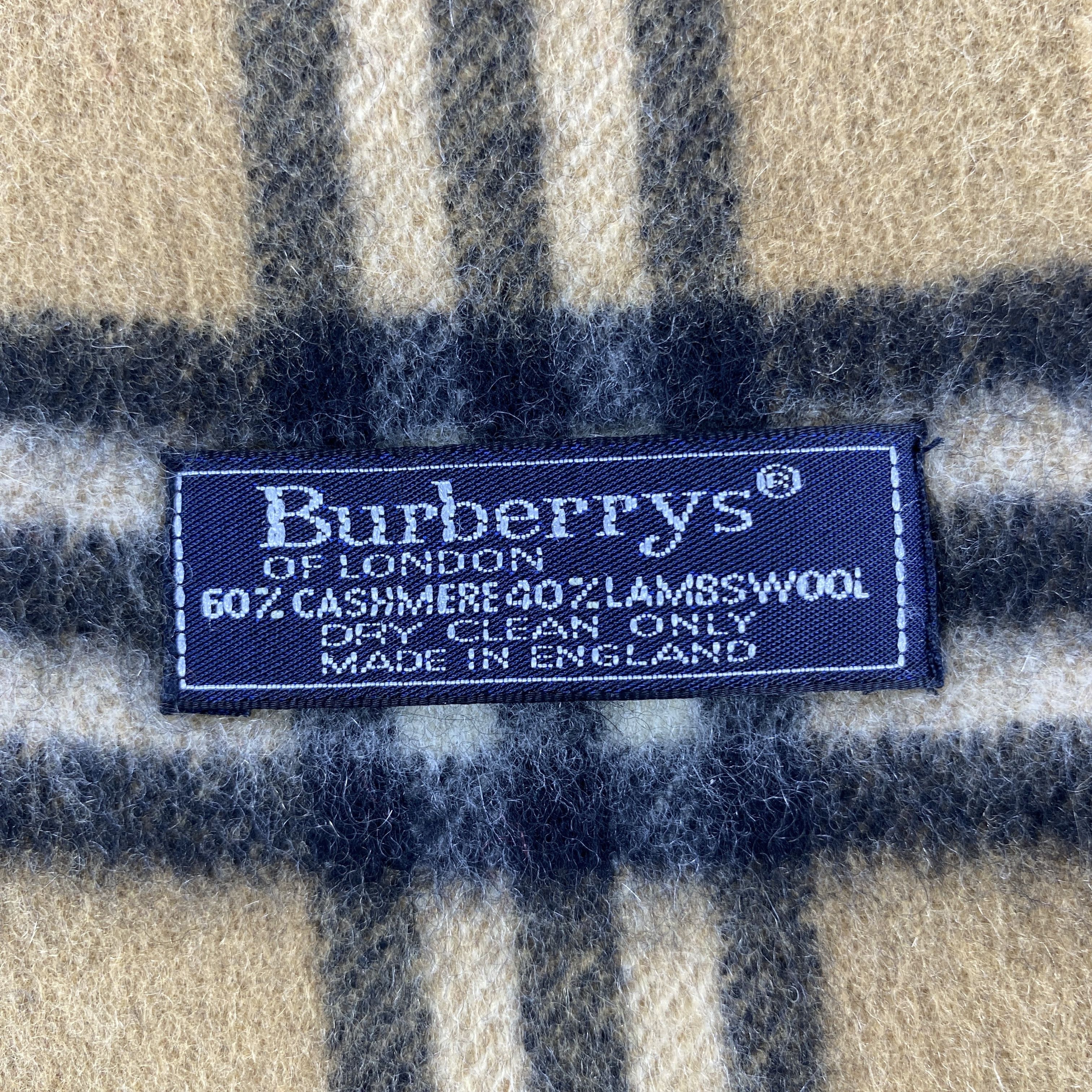 Burberry × Vintage Burberrys Scarf # D635 # Muffler # Neckwear Size ONE SIZE - 2 Thumbnail
