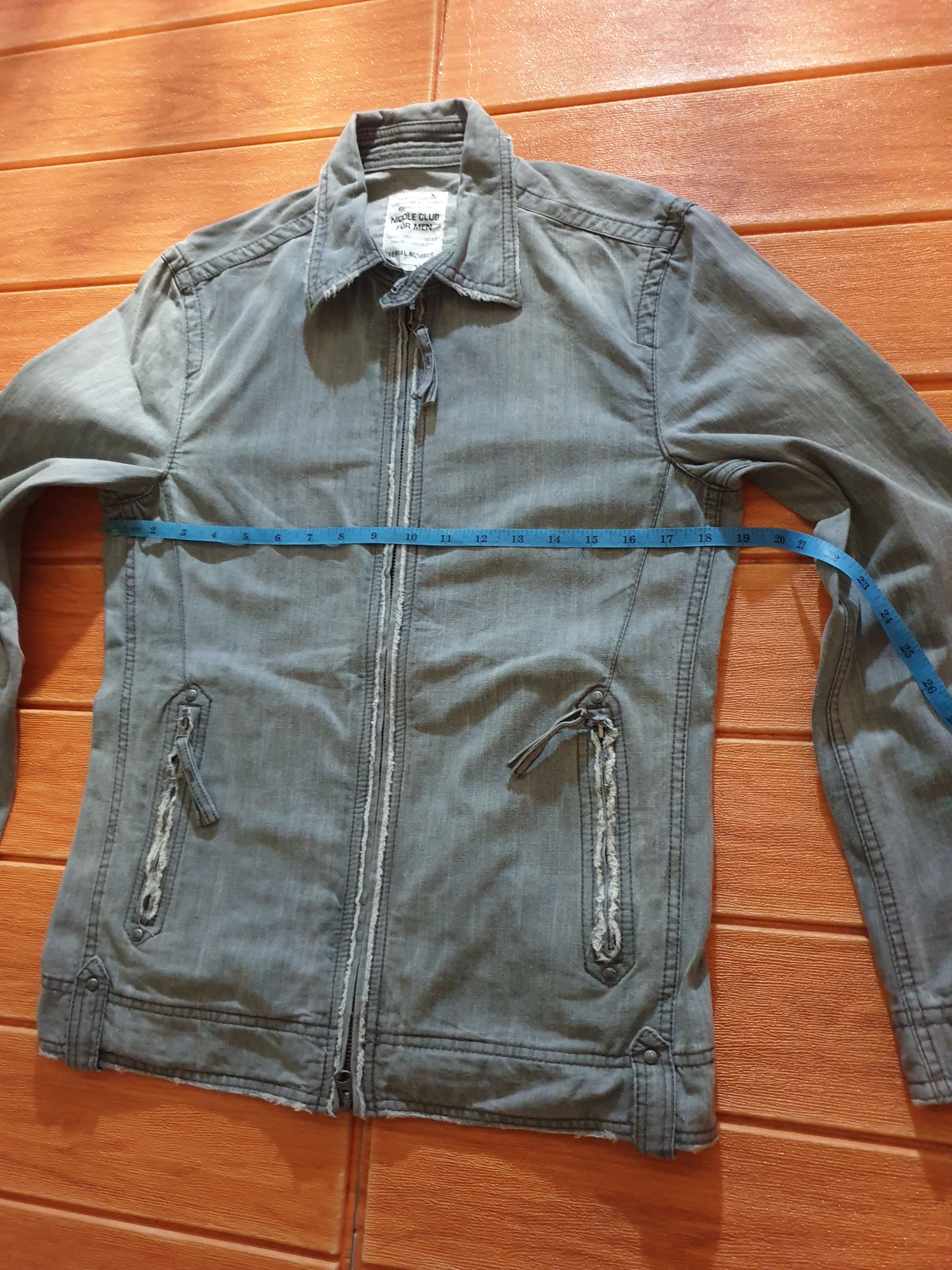 Nicole Club 💥Nicole club for man matsuda grey colour denim jacket Size US M / EU 48-50 / 2 - 6 Thumbnail