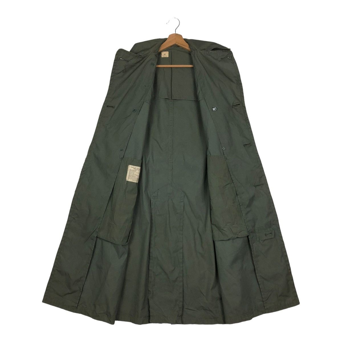 Buzz Rickson's 🔥VINTAGE LONG TRENCH COATS JACKET QUARPEL CENTRE MFG CO Size US M / EU 48-50 / 2 - 13 Thumbnail