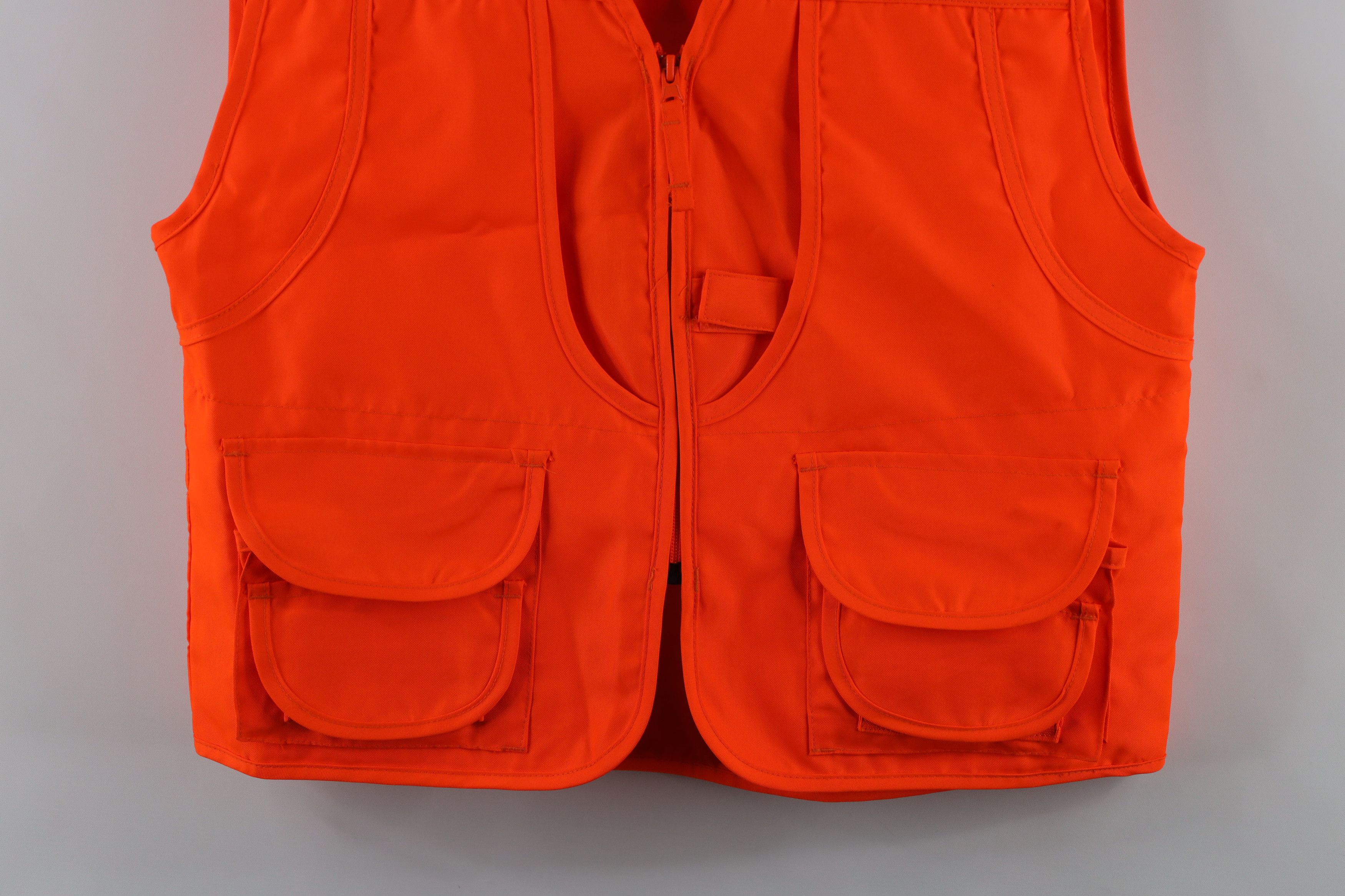 Vintage Vintage 90s Streetwear Shooting Vest Jacket Blaze Orange Size US XL / EU 56 / 4 - 3 Thumbnail