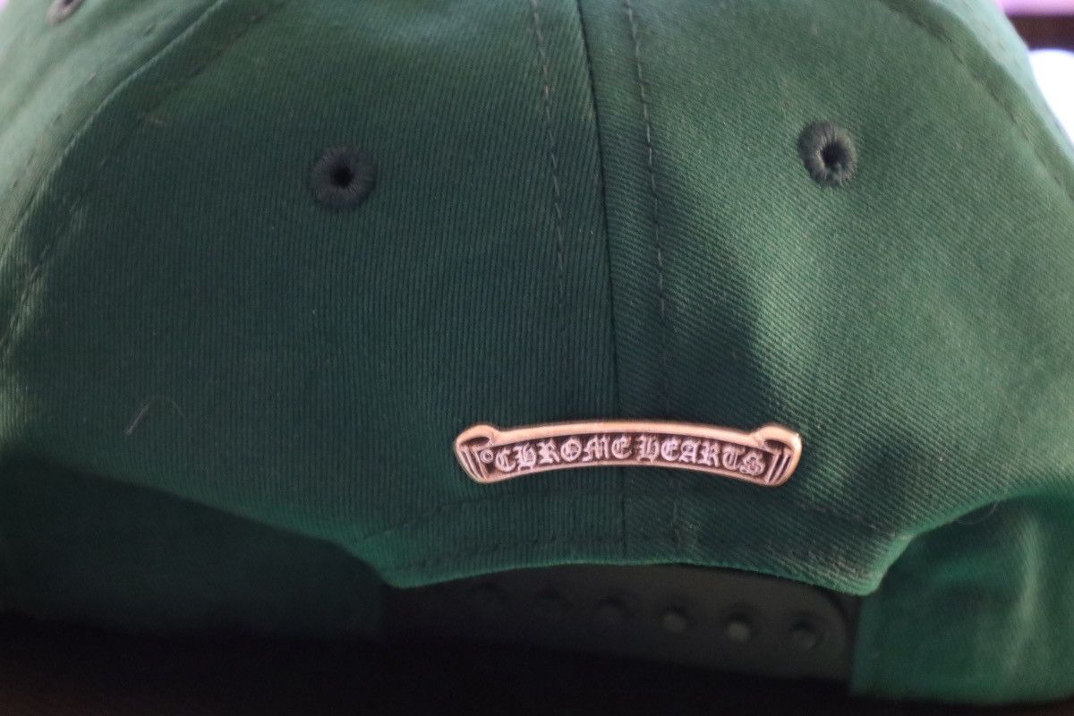Chrome Hearts Chrome Hearts Green Cap with Sterling Silver Hardware Size ONE SIZE - 4 Thumbnail