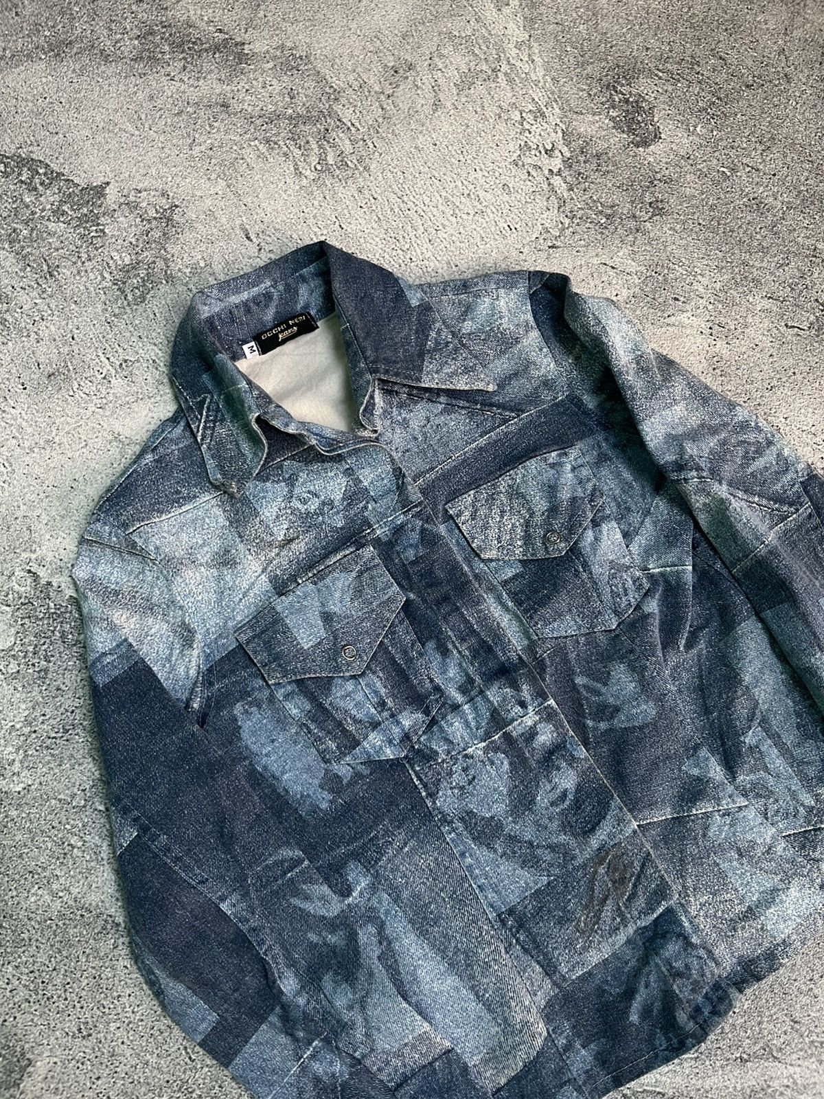 Other Y2K VINTAGE GOTHIC DENIM JACKET BY OCCHI NERI Size M / US 6-8 / IT 42-44 - 2 Thumbnail