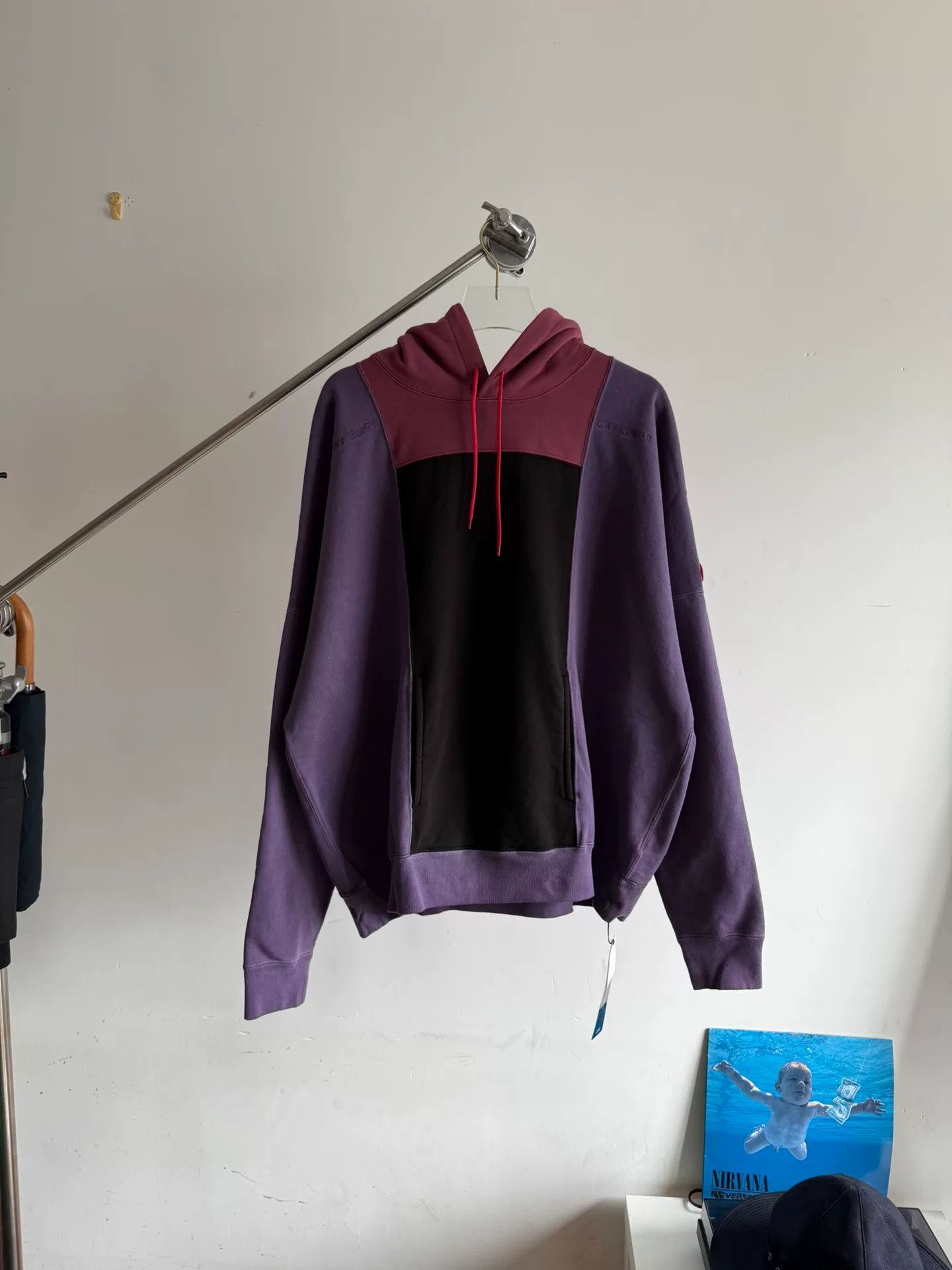Cav Empt c.e Cavempt Purple Patchwork Hoodie Size US XL / EU 56 / 4 - 1 Thumbnail