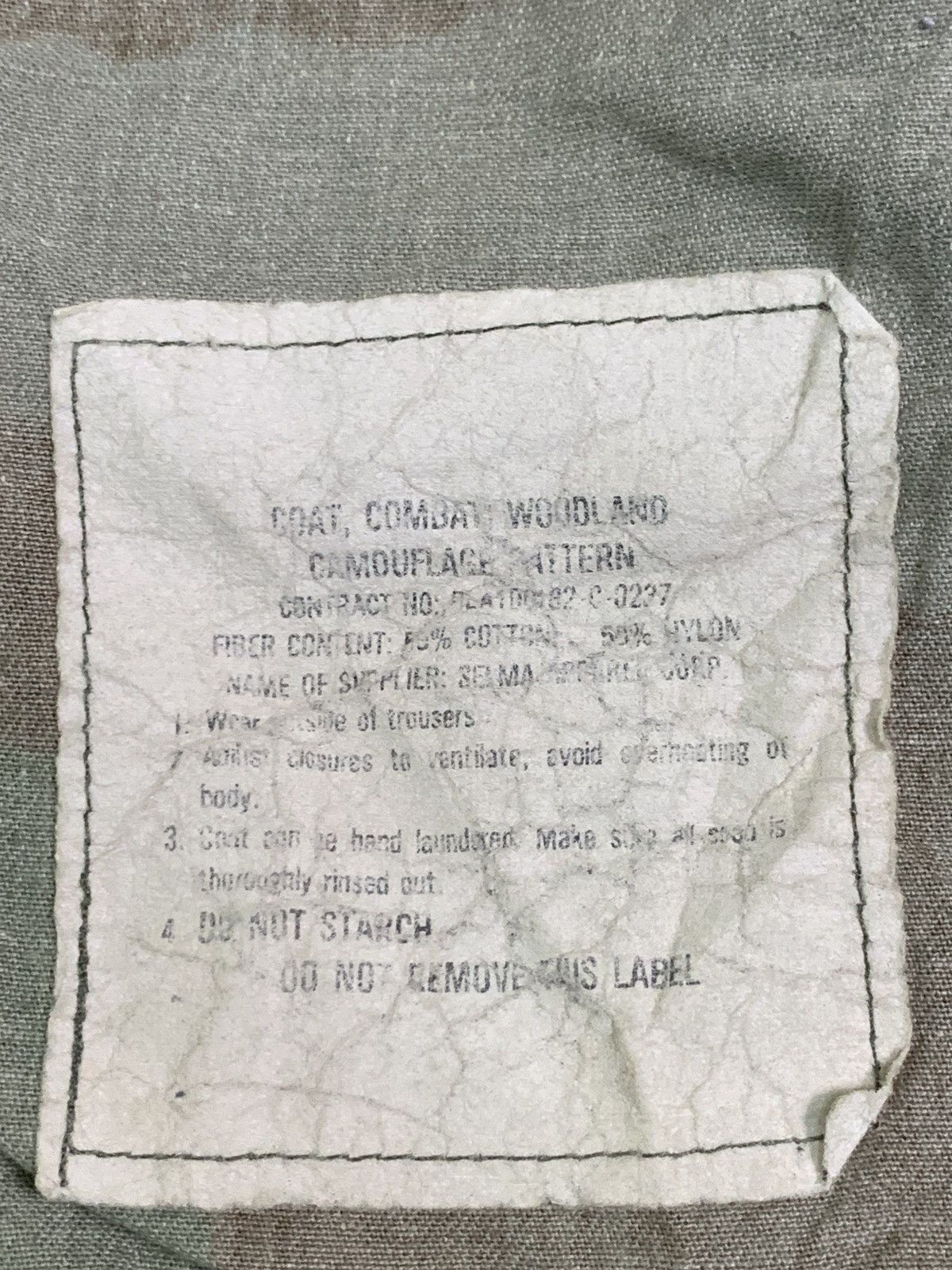 Other Rare Design Vintage US Army Woodland Camo Field Jacket Size M / US 6-8 / IT 42-44 - 5 Thumbnail