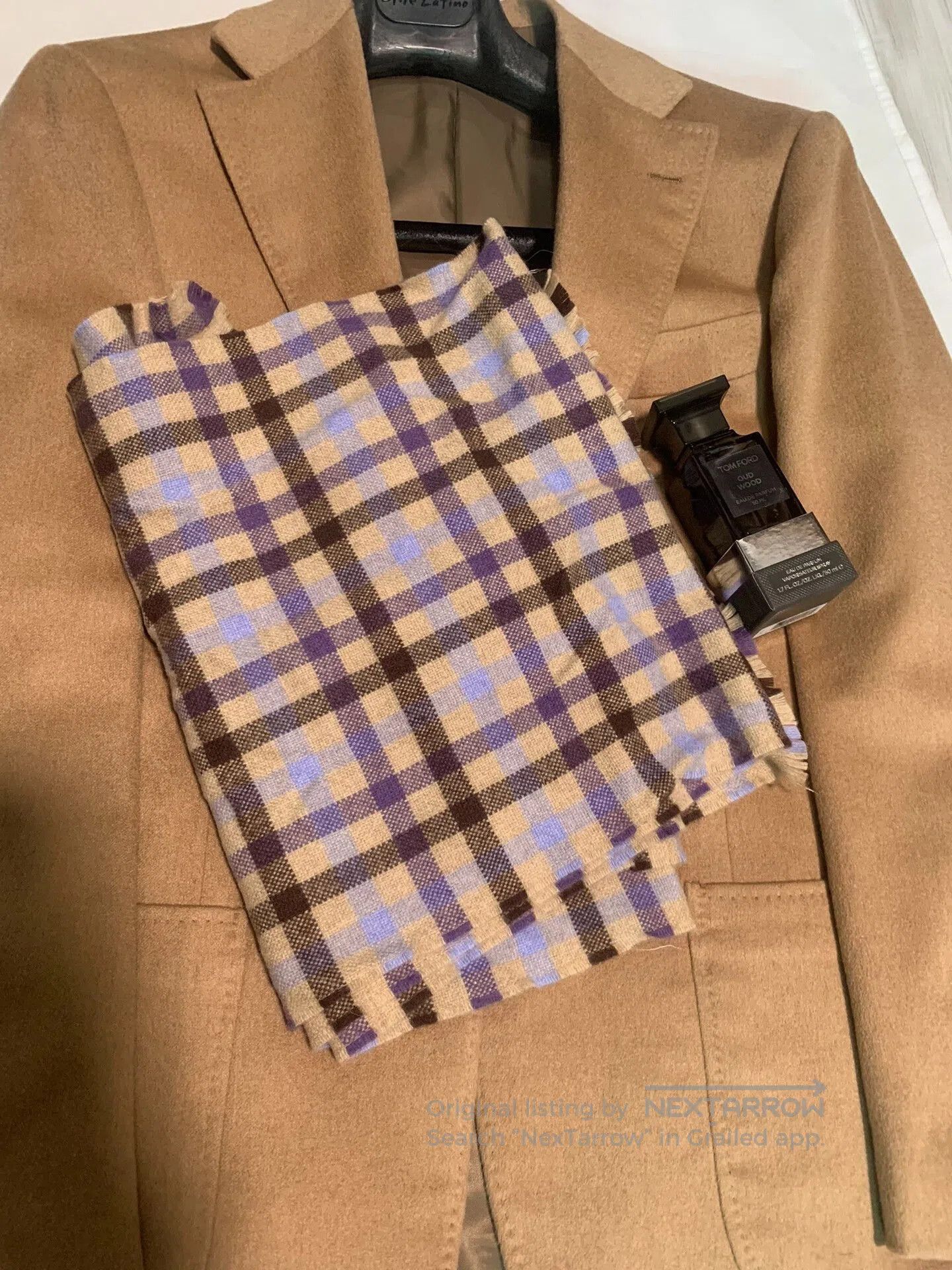 Drake's new drakes wool angora rabbit scarf. Size ONE SIZE - 1 Thumbnail