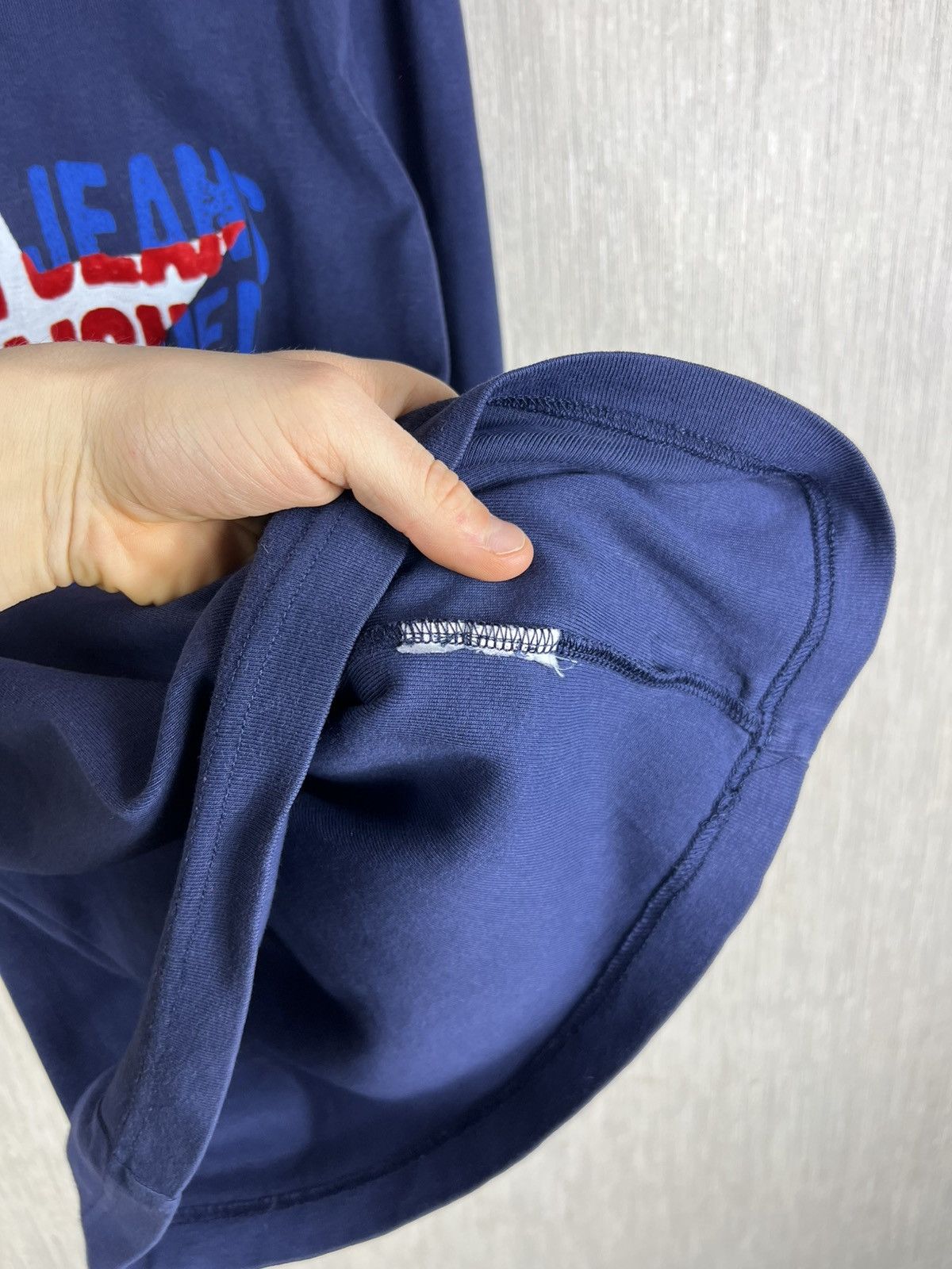 Giorgio Armani Vintage Giorgio Armani archival jeans navy star long sleeve Size US S / EU 44-46 / 1 - 16 Thumbnail