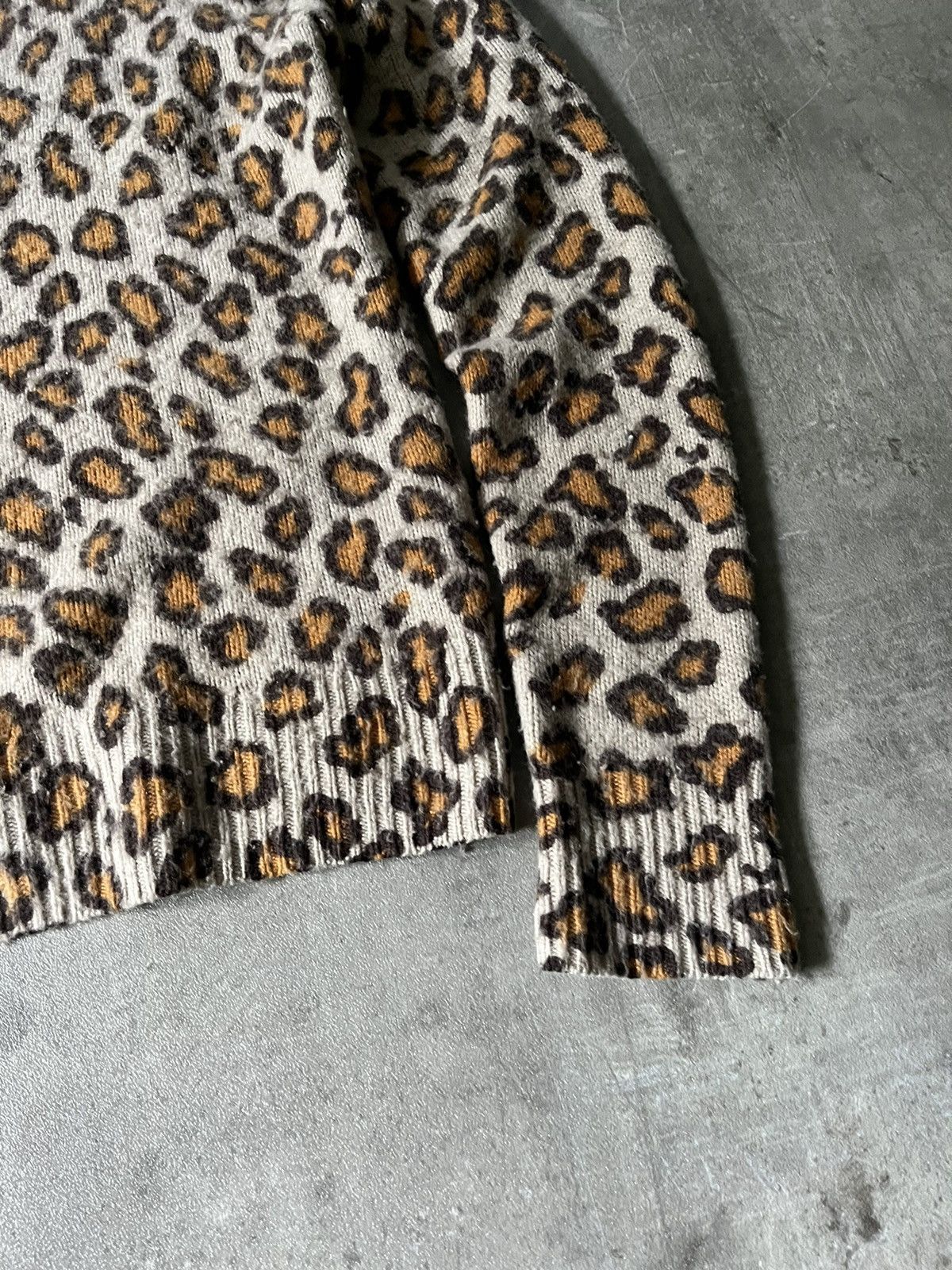 Acne Studios Acne Studios Peele Leo print sweater wool cashmere rare Size US M / EU 48-50 / 2 - 3 Thumbnail