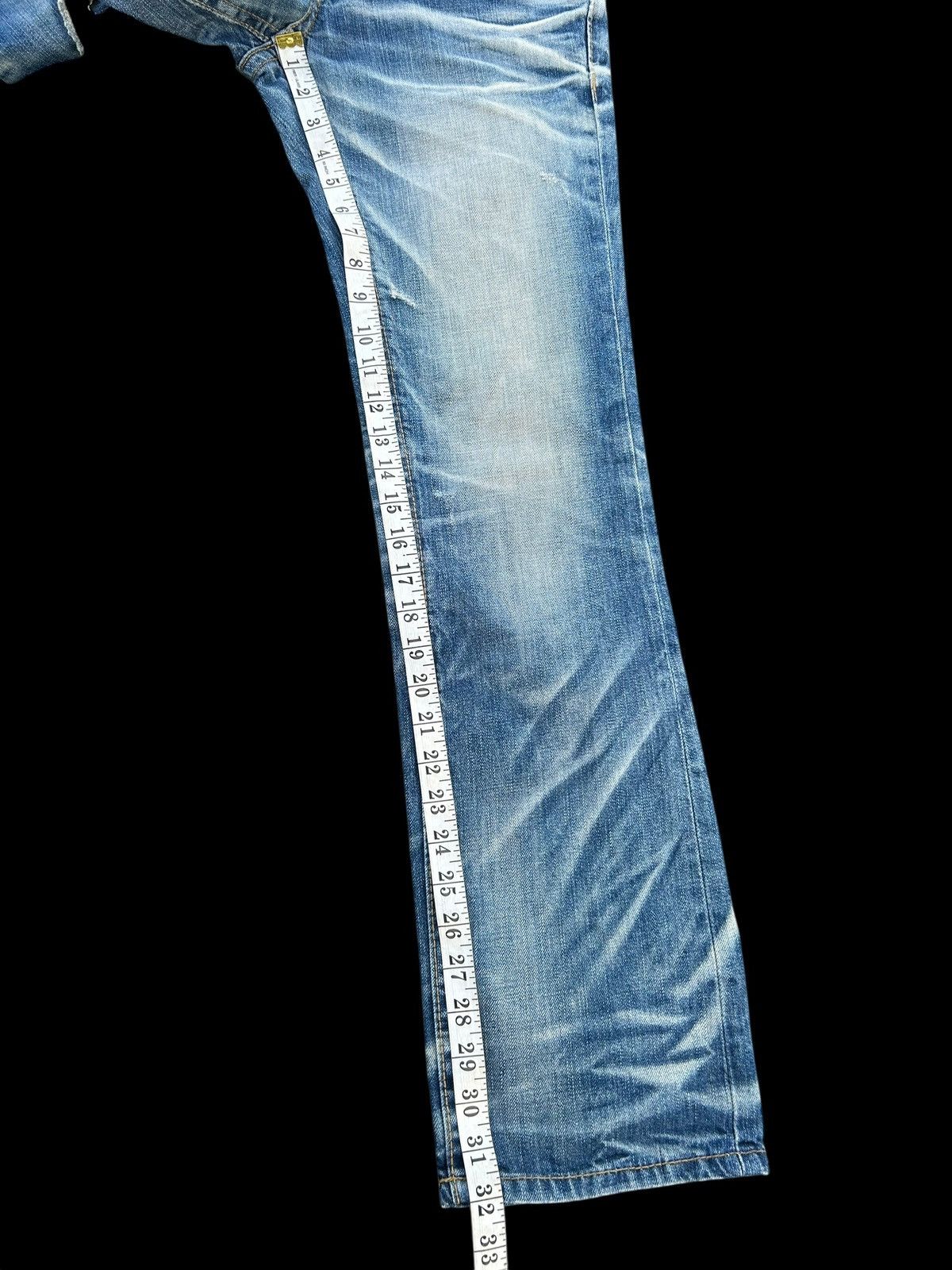 Japanese Brand × Kapital × Vintage Lolita Japanese Punk Style Faded Denim Jeans Size US 31 - 10 Thumbnail