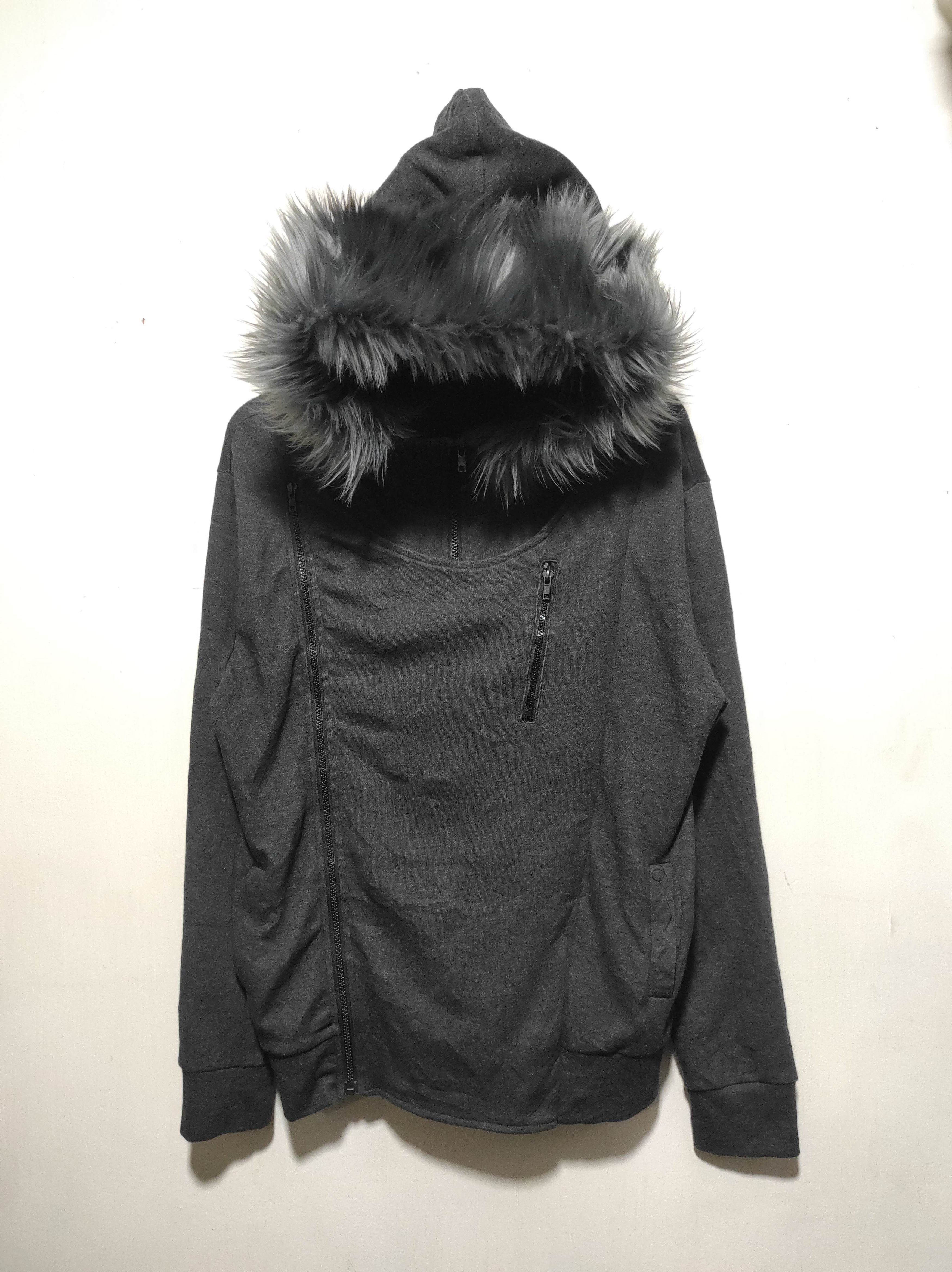 KMRii Soho Asymetrical Zipper Fur Hoodie LGB i6w9 style Size US M / EU 48-50 / 2 - 2 Thumbnail