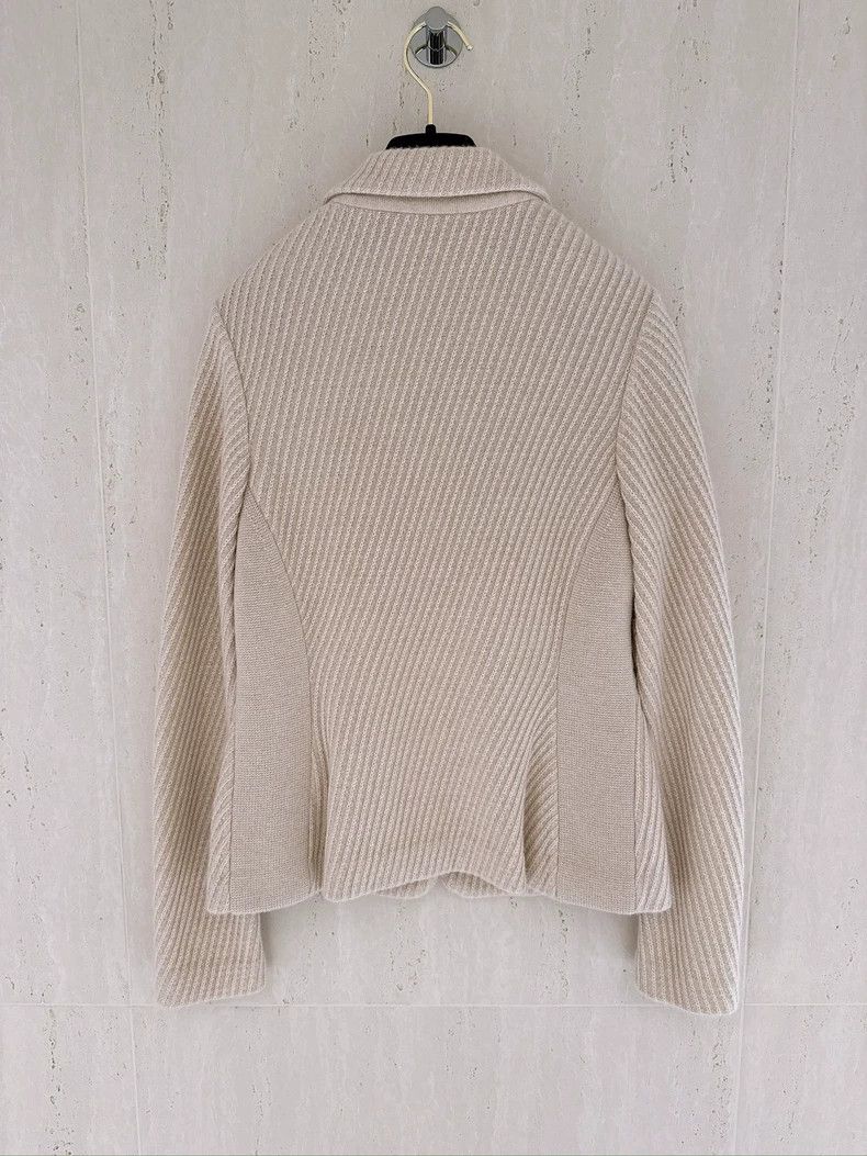 Loro Piana LORO PIANA Brown baby cashmere knit coat Size M / US 6-8 / IT 42-44 - 2 Thumbnail
