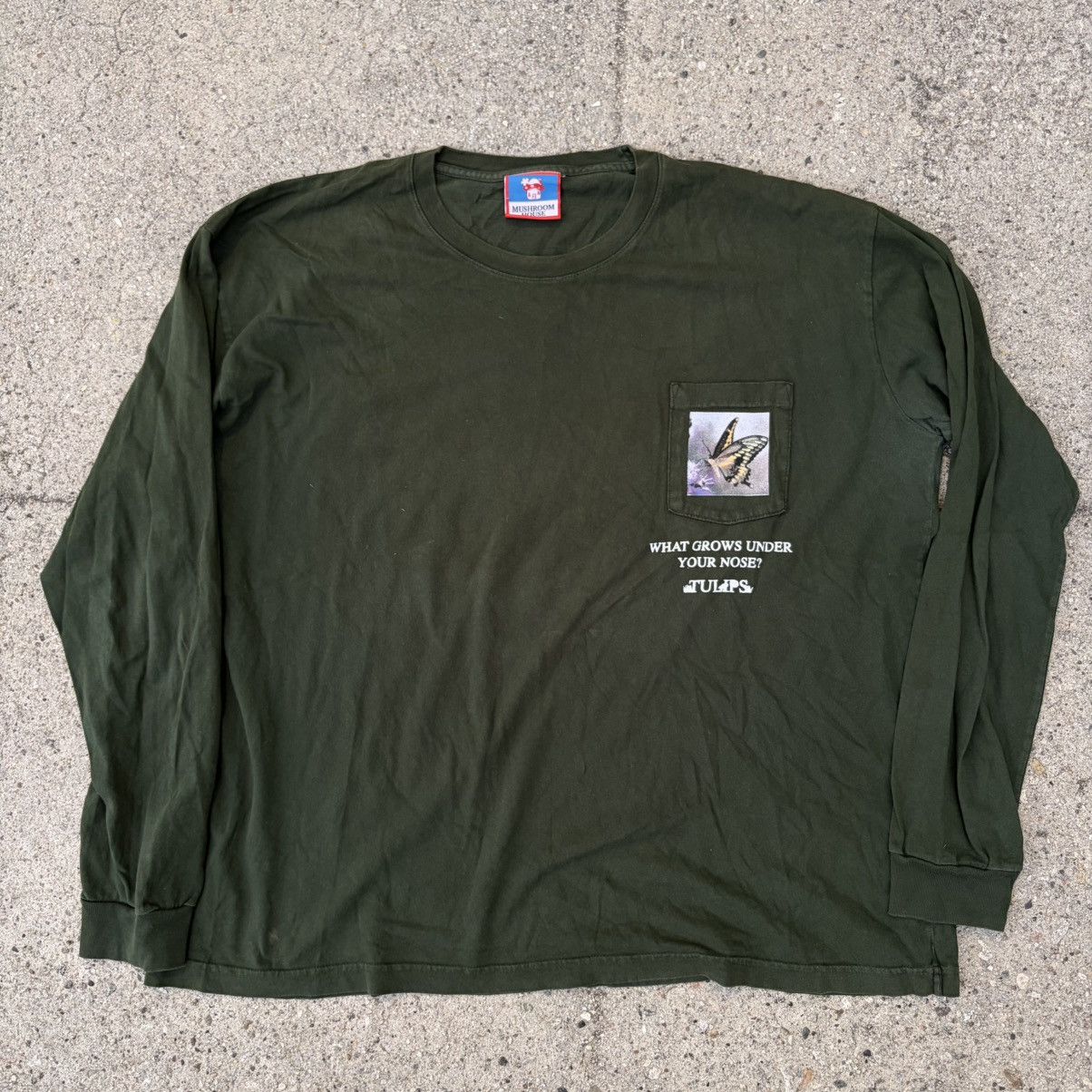 Online Ceramics Online Ceramics Tulips Pocket Long Sleeve Green Rare Sz XXL Size US XXL / EU 58 / 5 - 1 Thumbnail
