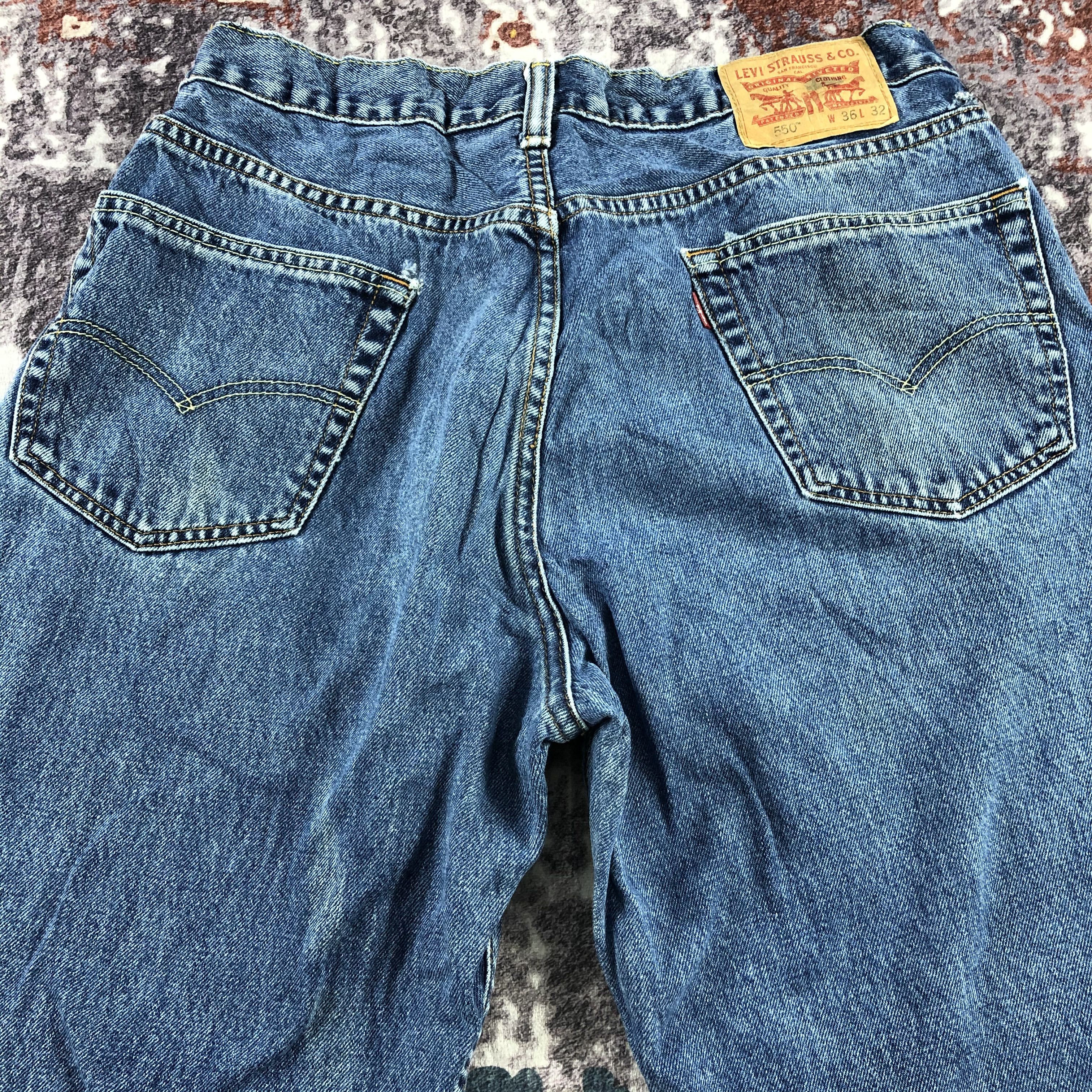 Levi's × Vintage Vintage Blue Wash Levis 550 Jeans-JM3160 Size US 33 - 4 Thumbnail