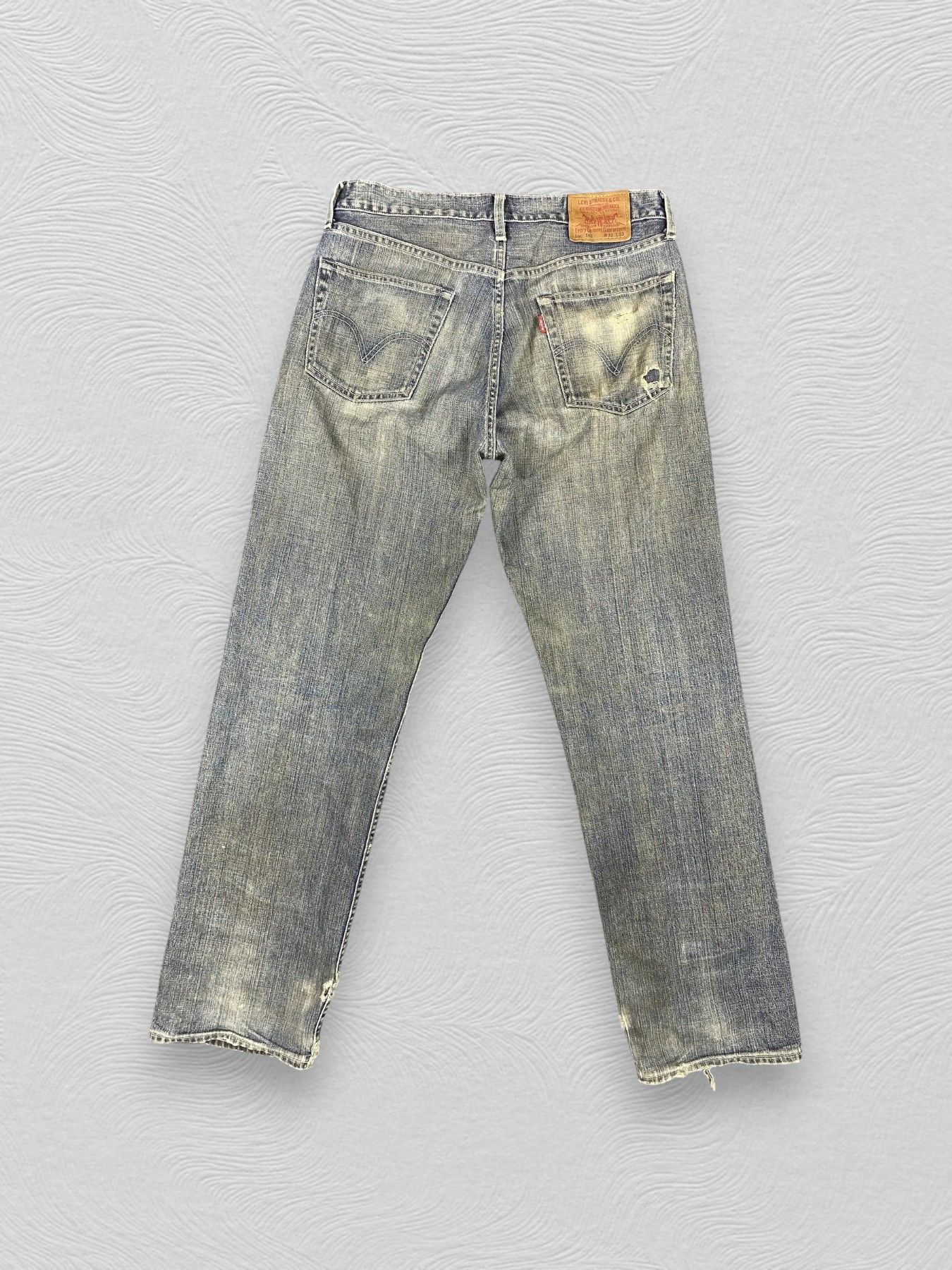Levi's Dirty Used Blue Vintage Levi's 503 32x33.5 Denim -SJ051 Size US 32 / EU 48 - 2 Thumbnail