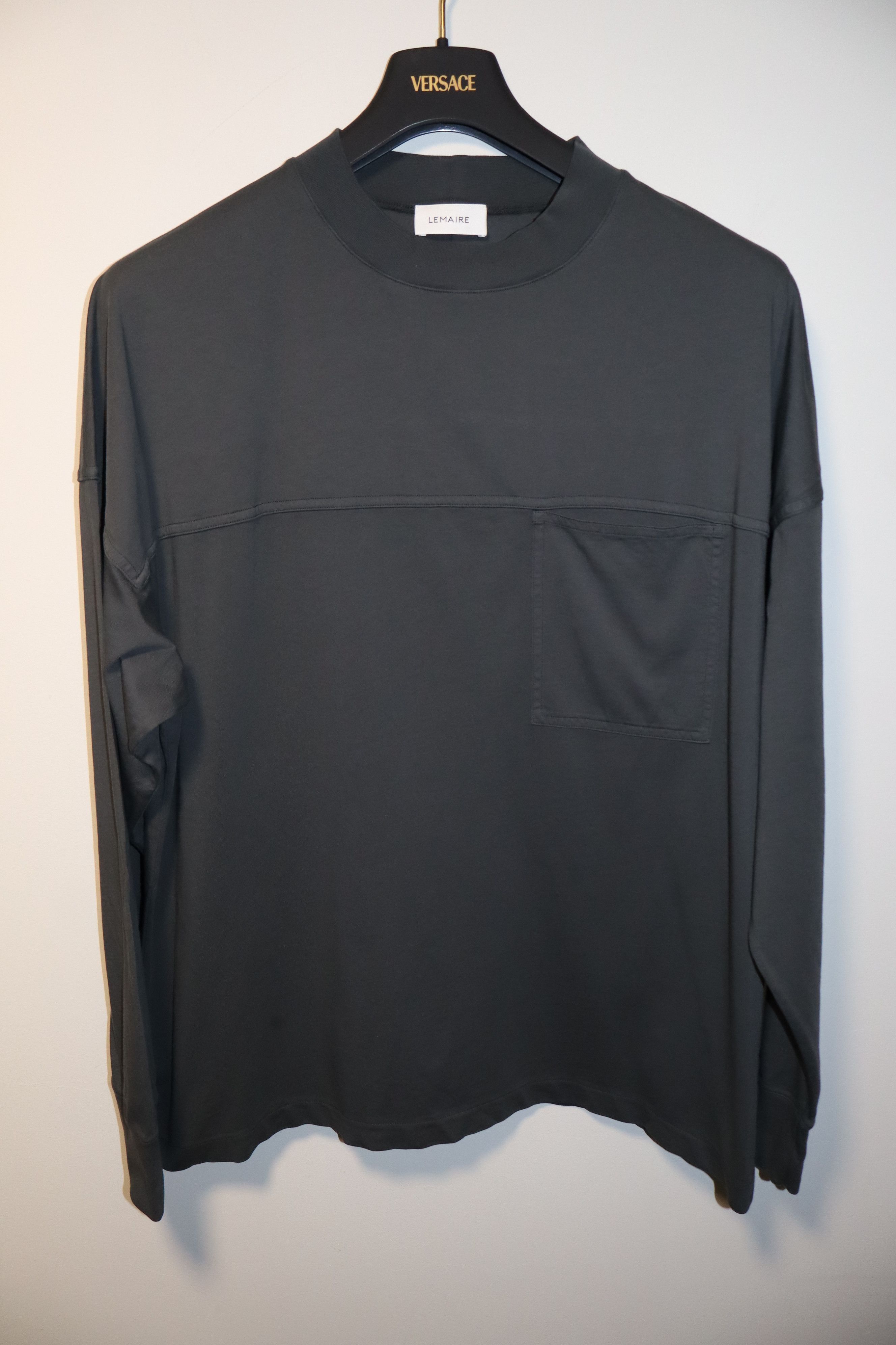 Lemaire Pocket cotton sweatshirt Size US S / EU 44-46 / 1 - 1 Thumbnail