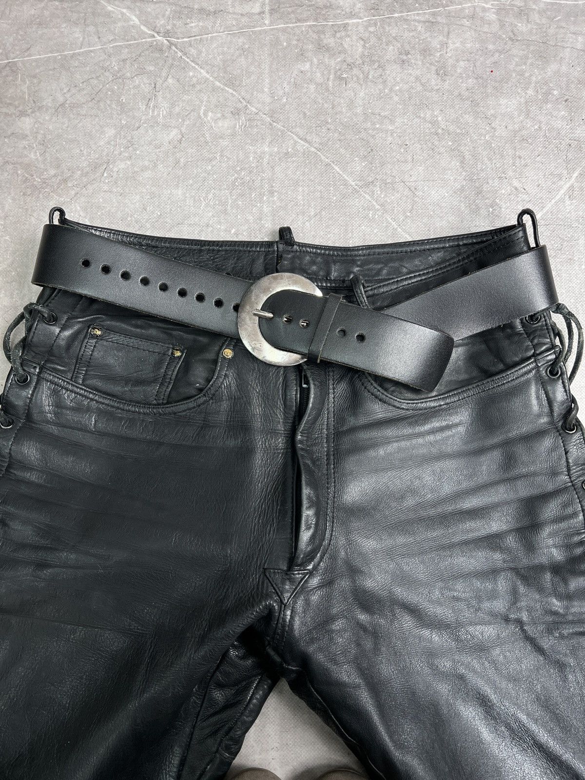 Hysteric Glamour Avantgarde leather gothic y2k leather belt hysteric glamour Size ONE SIZE - 1 Thumbnail