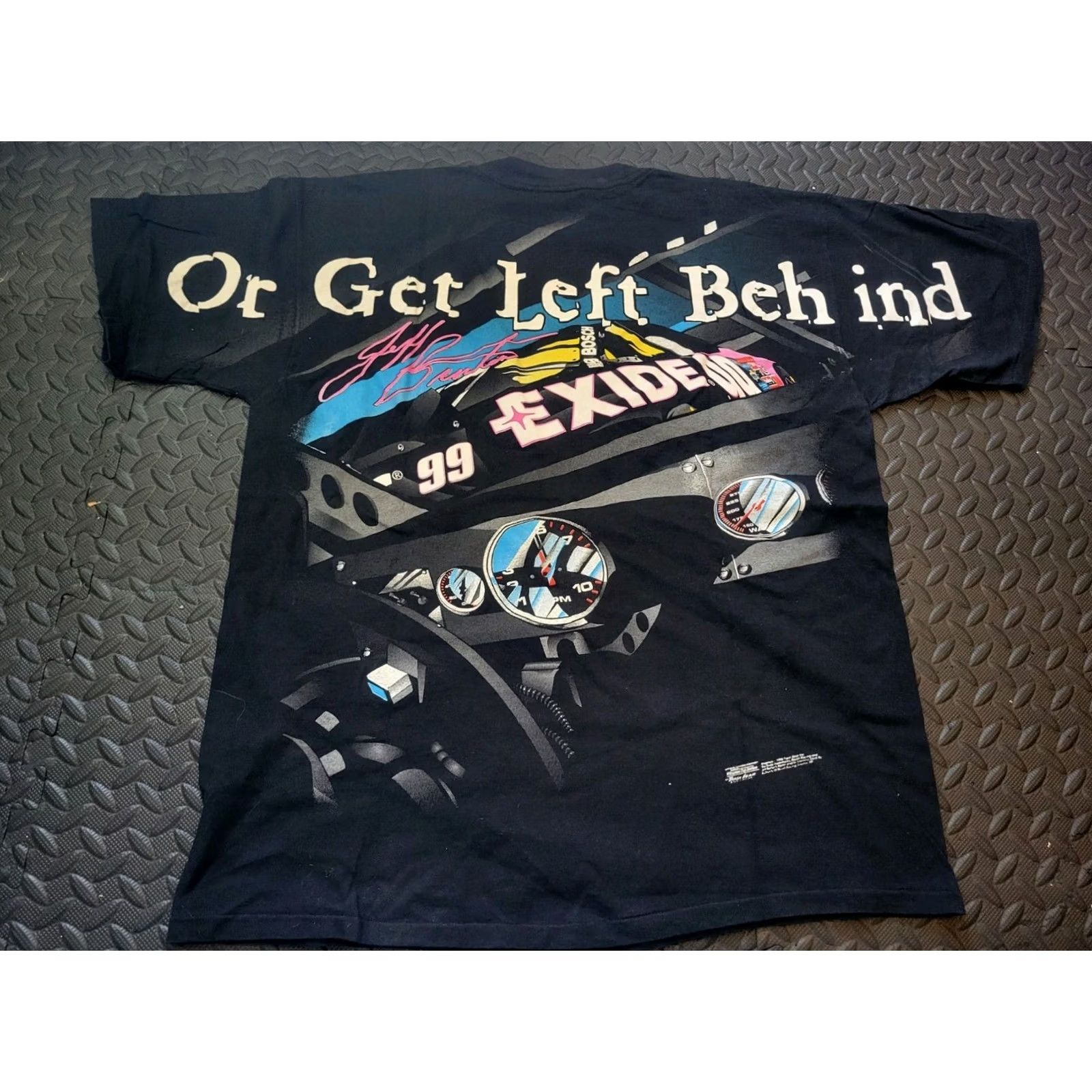 Tultex VINTAGE Rare 1998 Tultex Nascar Tee Shirt Men’s XL Black Tultex Shirt Men XL Nascar Jeff Burton Attack the Track Size US XL / EU 56 / 4 - 2 Thumbnail