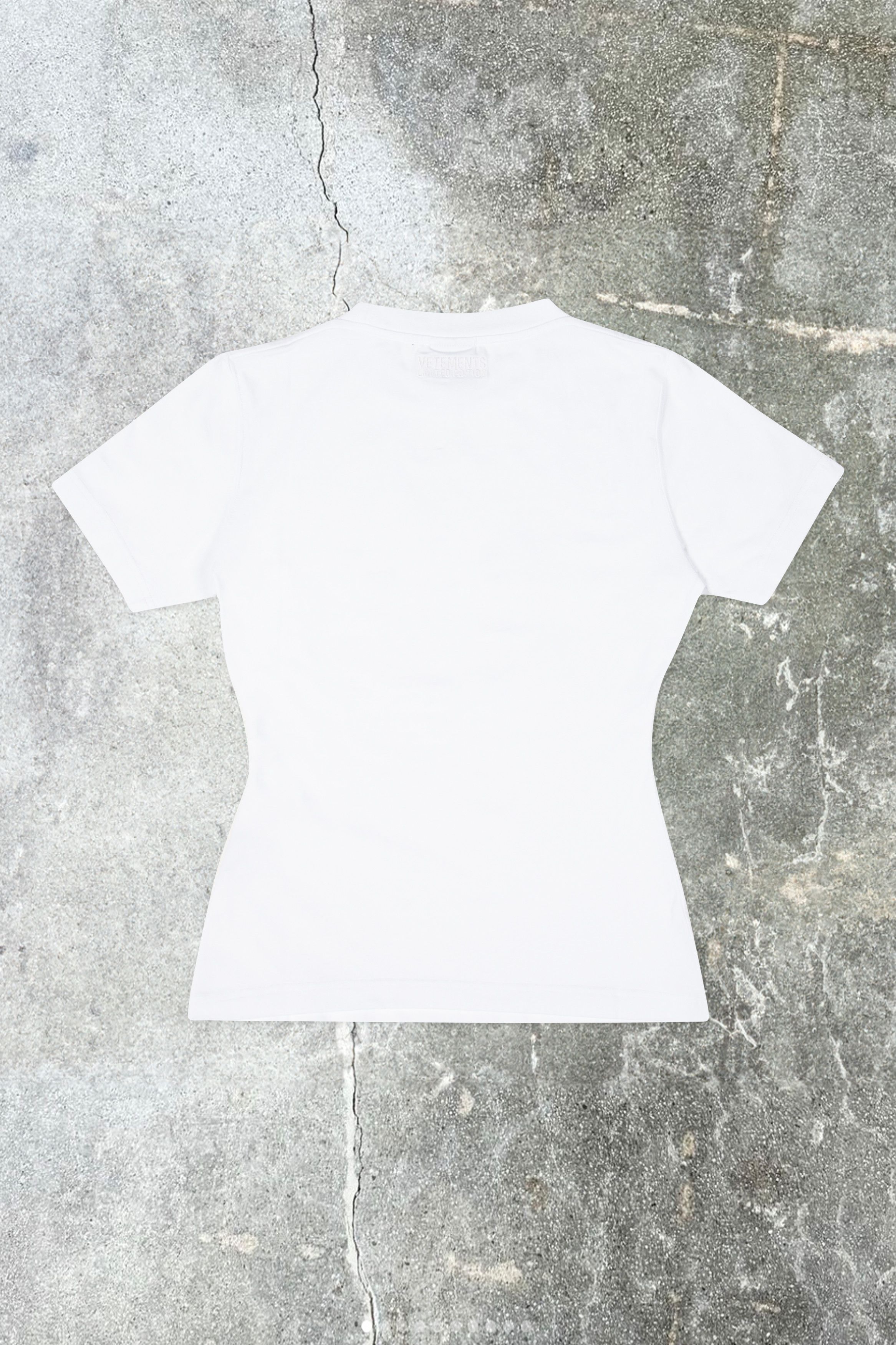 Vetements 4 SEASONS EMBROIDERED LOGO FITTED T-SHIRT Size S / US 4 / IT 40 - 2 Thumbnail
