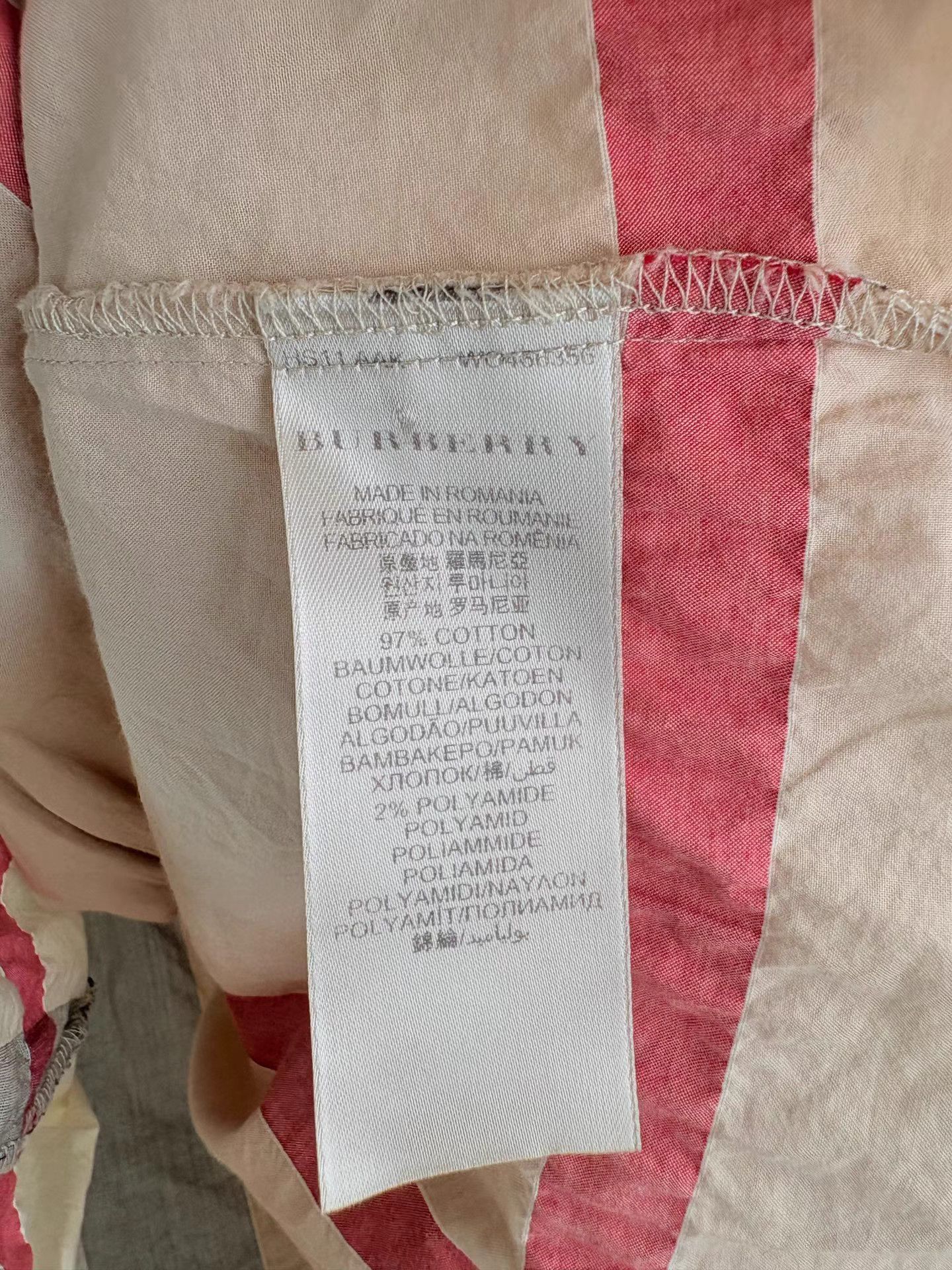 Burberry BURBERRY Check Long Sleeve Shirt Size US XS / EU 42 / 0 - 4 Thumbnail