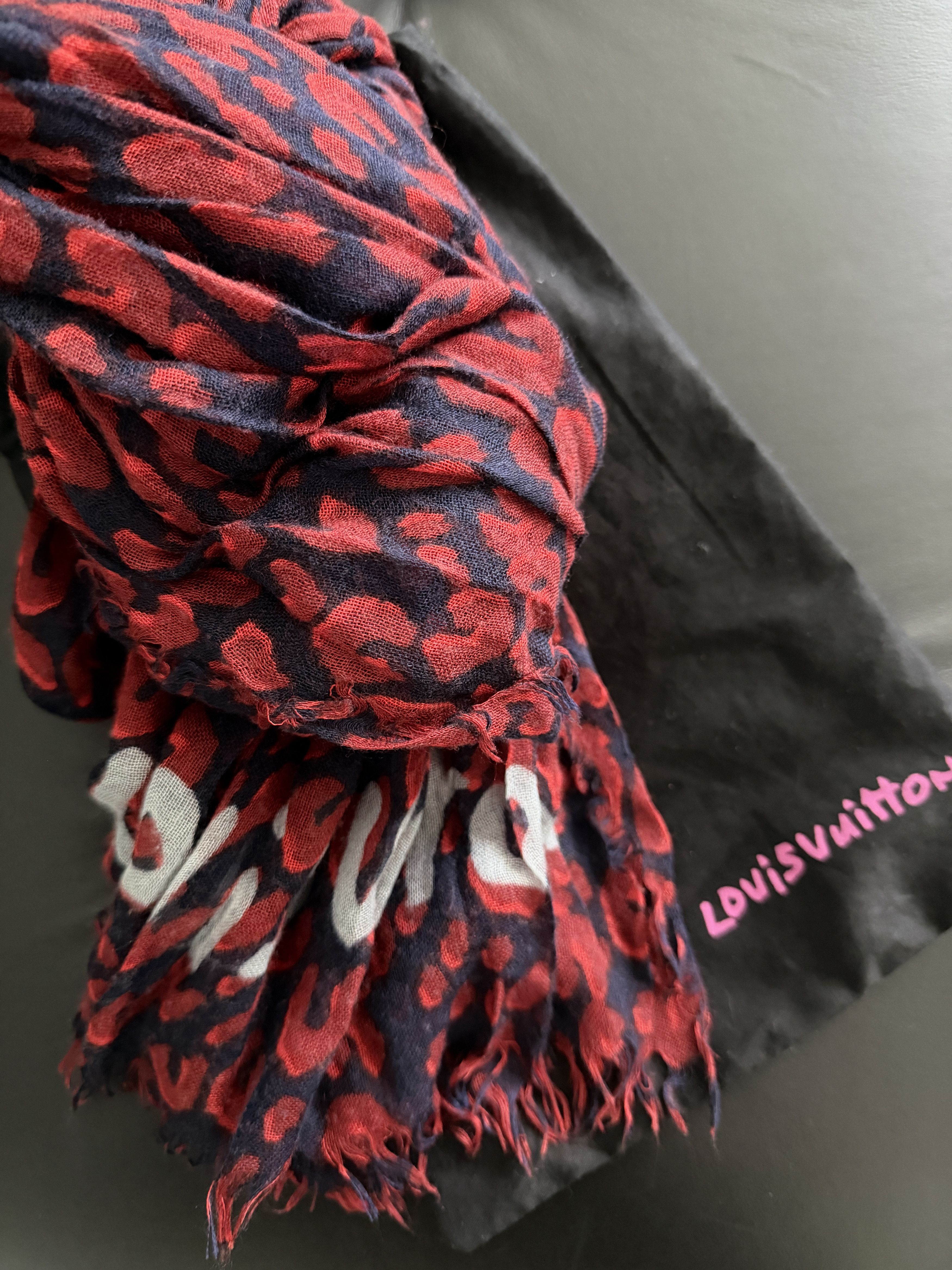 Louis Vuitton × Stephen Sprouse Graffiti scarf Size ONE SIZE - 6 Thumbnail