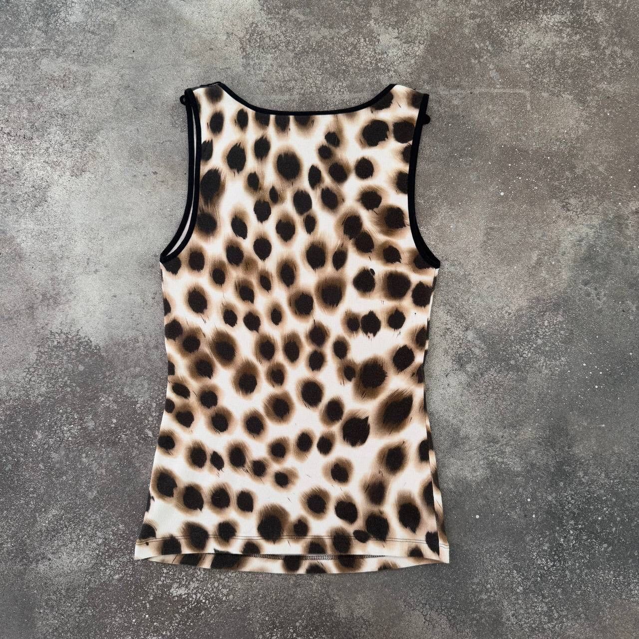 Hysteric Glamour × Japanese Brand Marc Cain Y2K Leopard Tank Top Size M / US 6-8 / IT 42-44 - 7 Thumbnail