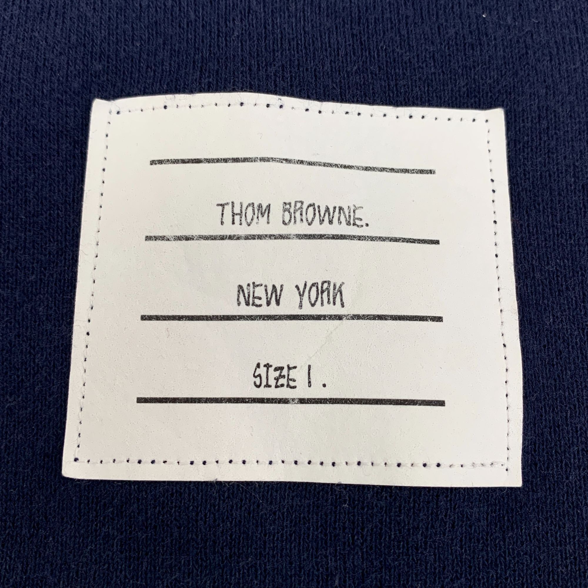 Thom Browne Thom Browne Navy Blue Cotton Sweatshirt Size 1 Made In Japan Size S / US 4 / IT 40 - 5 Thumbnail