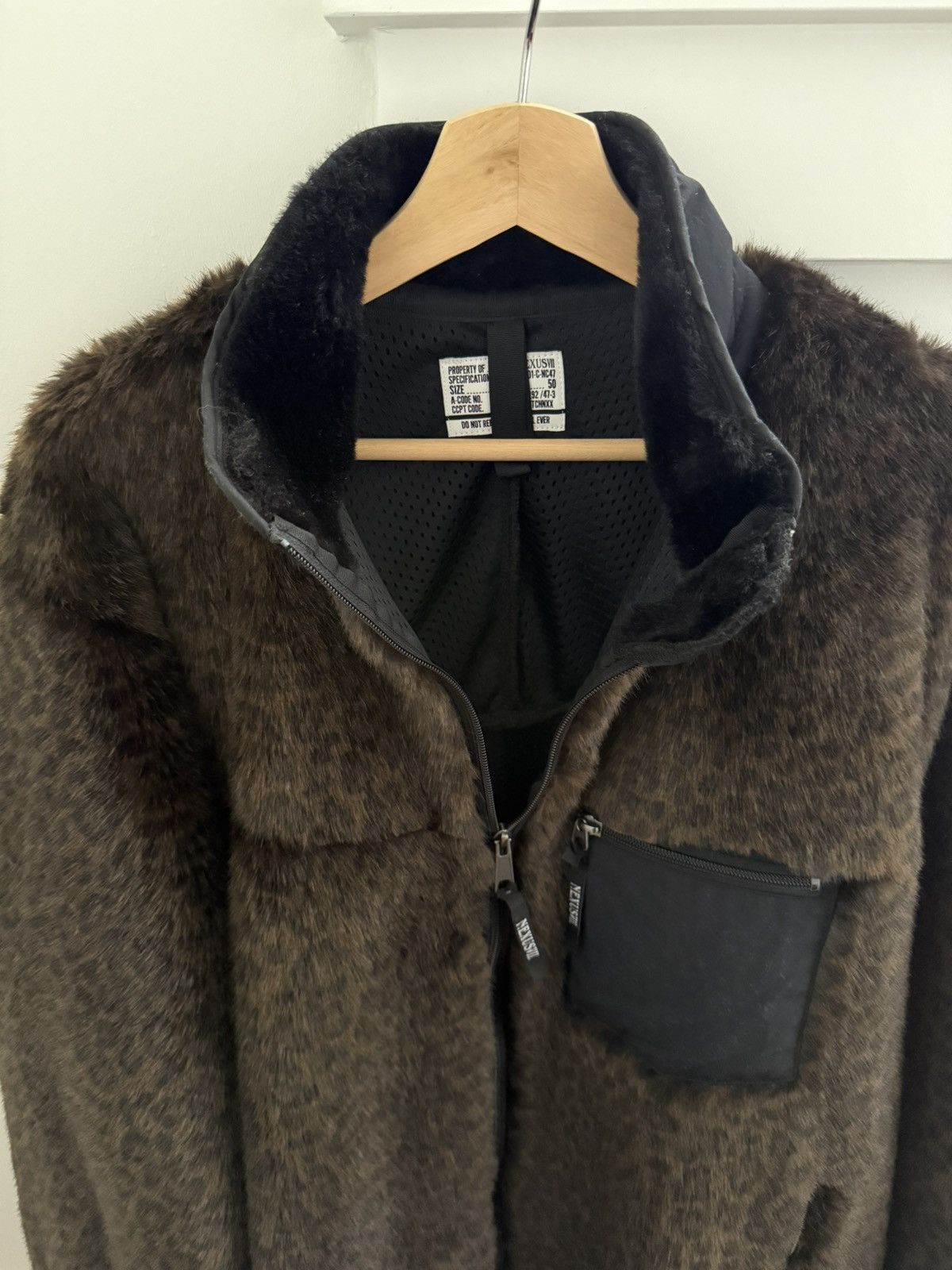 NEXUSVII Leopard fleece Size US XL / EU 56 / 4 - 2 Thumbnail