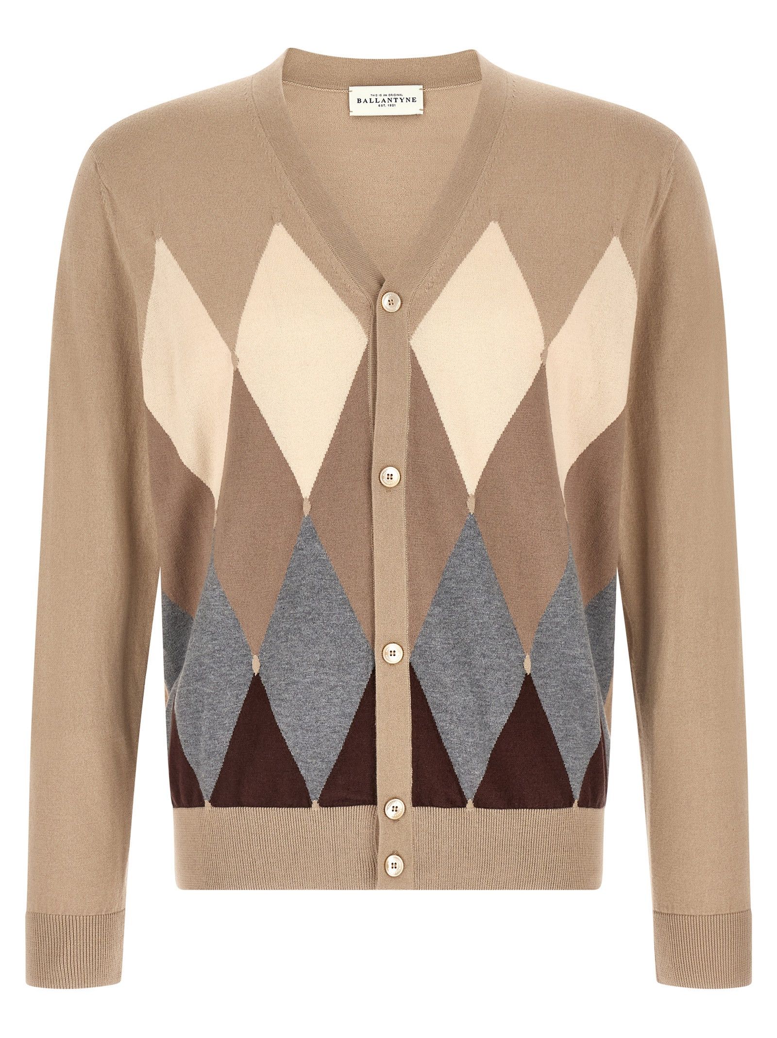 Ballantyne Cardigan Argyle Size US L / EU 52-54 / 3 - 1 Thumbnail