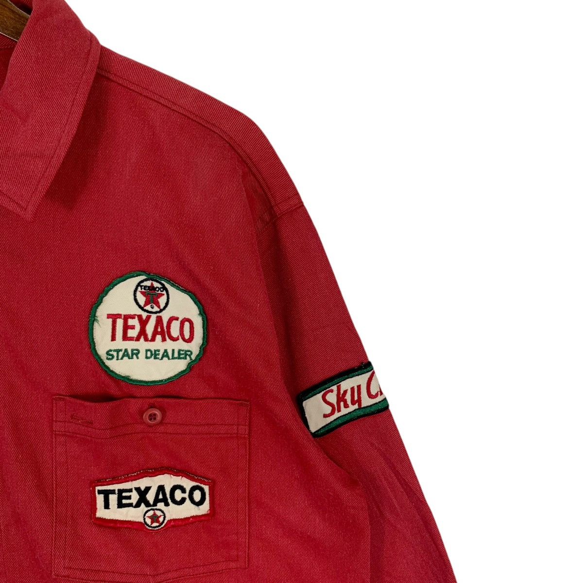 Vintage VINTAGE TEXACO BRAND OIL STAFF WORKER JACKET Size US L / EU 52-54 / 3 - 6 Thumbnail