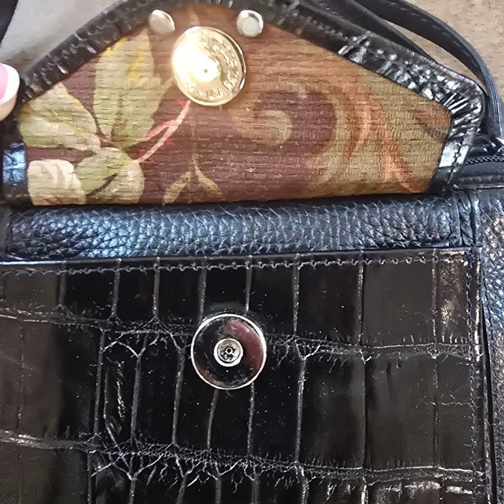 Brighton Brighton Small Crossbody Bag Black Textured Size ONE SIZE - 3 Thumbnail