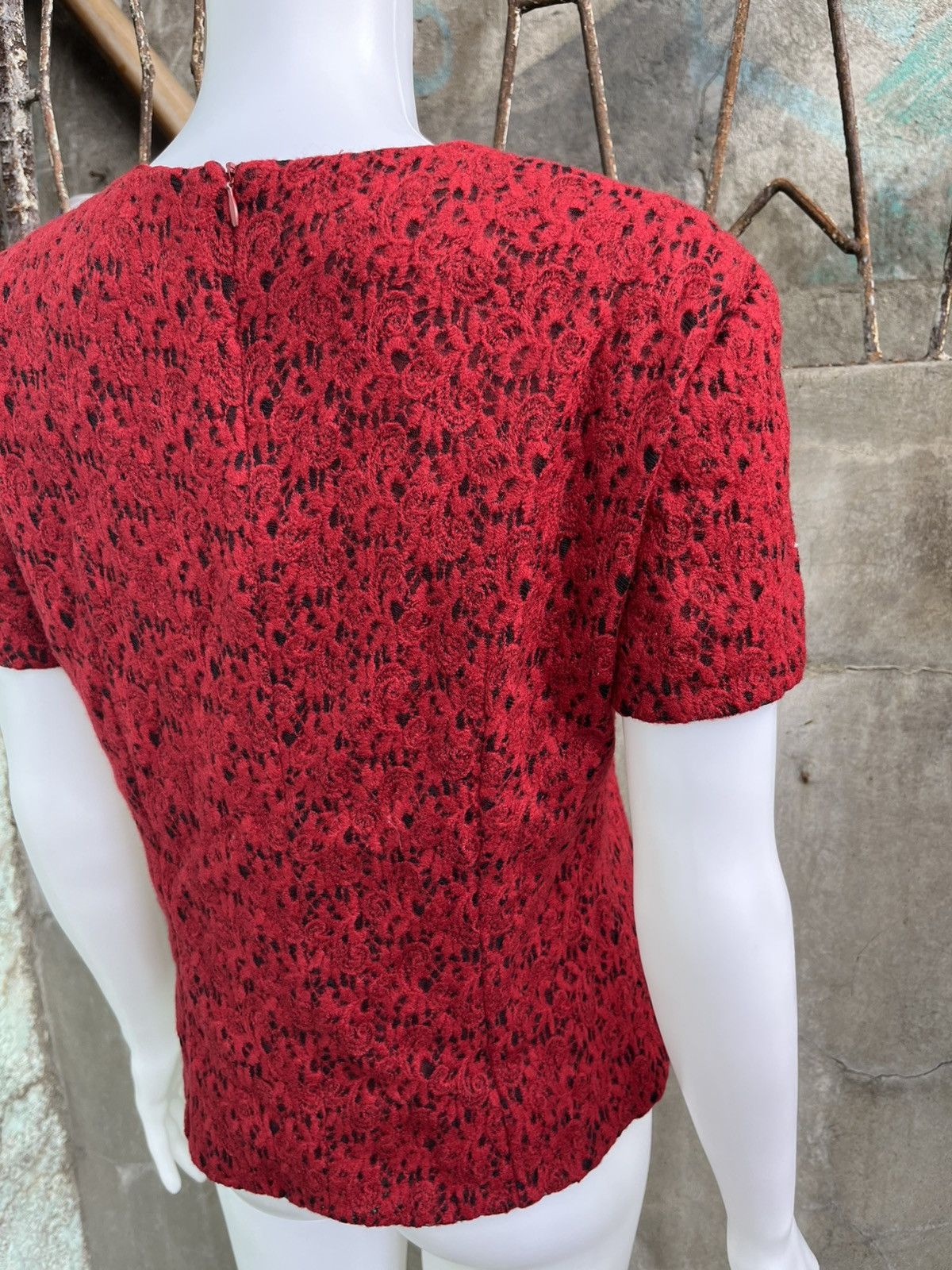 Dries Van Noten Floral Tapestry Crochet Top Size XS / US 0-2 / IT 36-38 - 7 Thumbnail
