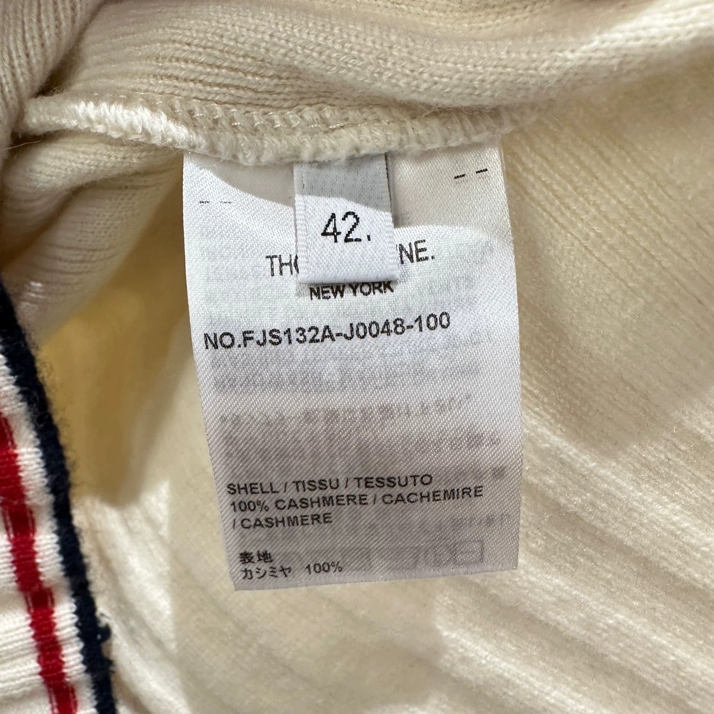 Thom Browne Thom Browne apr721 Cashmere Turtleneck L/S 42 Size M / US 6-8 / IT 42-44 - 4 Thumbnail