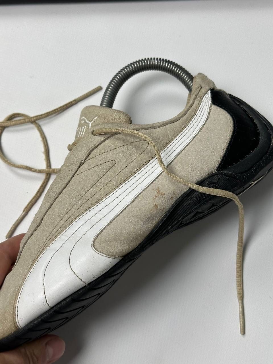 Puma Vintage Japanese Sneak Y2K Puma Speed Cat Beige Size US 8 / IT 38 - 7 Thumbnail