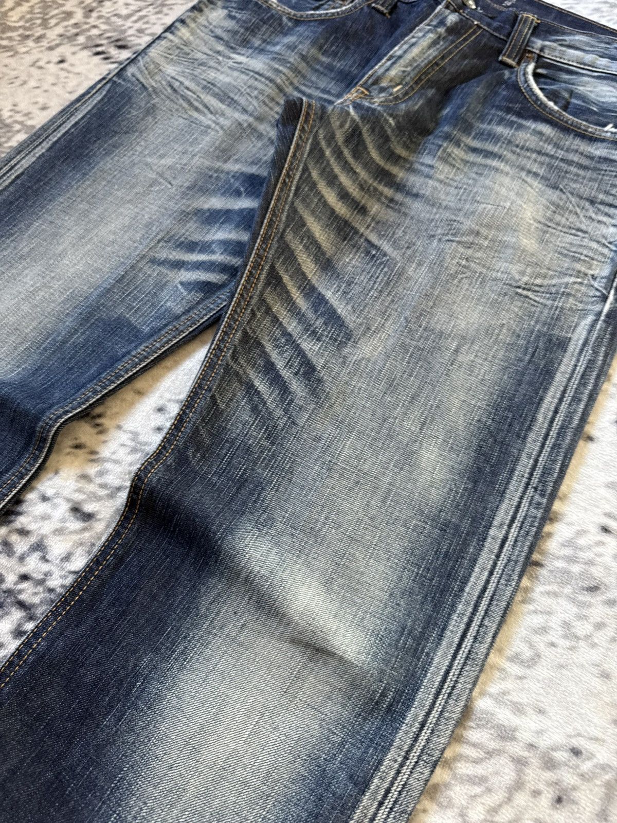 Edwin Rare Edwin 511 X-ray Shadow Wash Flared Jeans Size US 32 / EU 48 - 8 Thumbnail