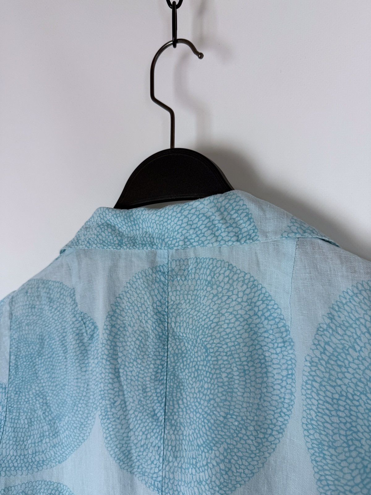 Marimekko 1990’s Vintage Mika Pirainen x marimekko Printed Linen Shirt Size M / US 6-8 / IT 42-44 - 7 Thumbnail