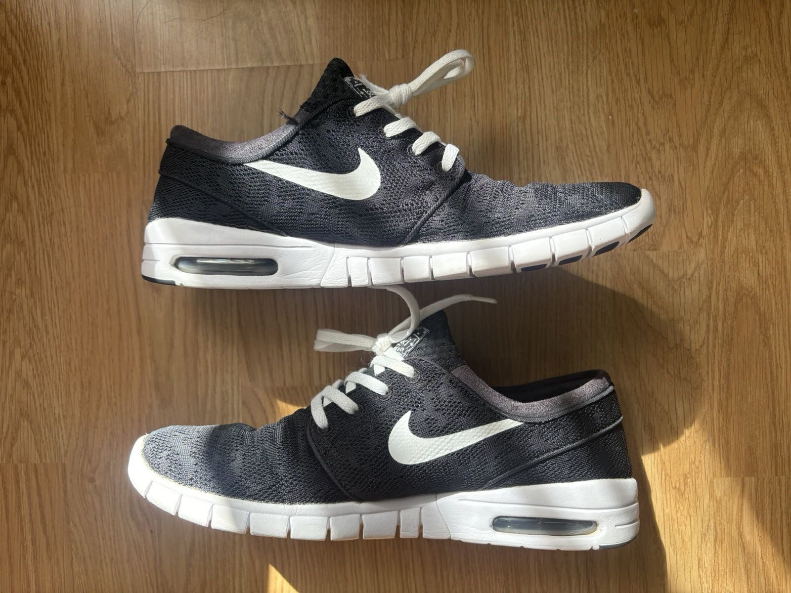 Nike Nike SB Stefan Janoski Black White Size US 11 / EU 44 - 3 Thumbnail