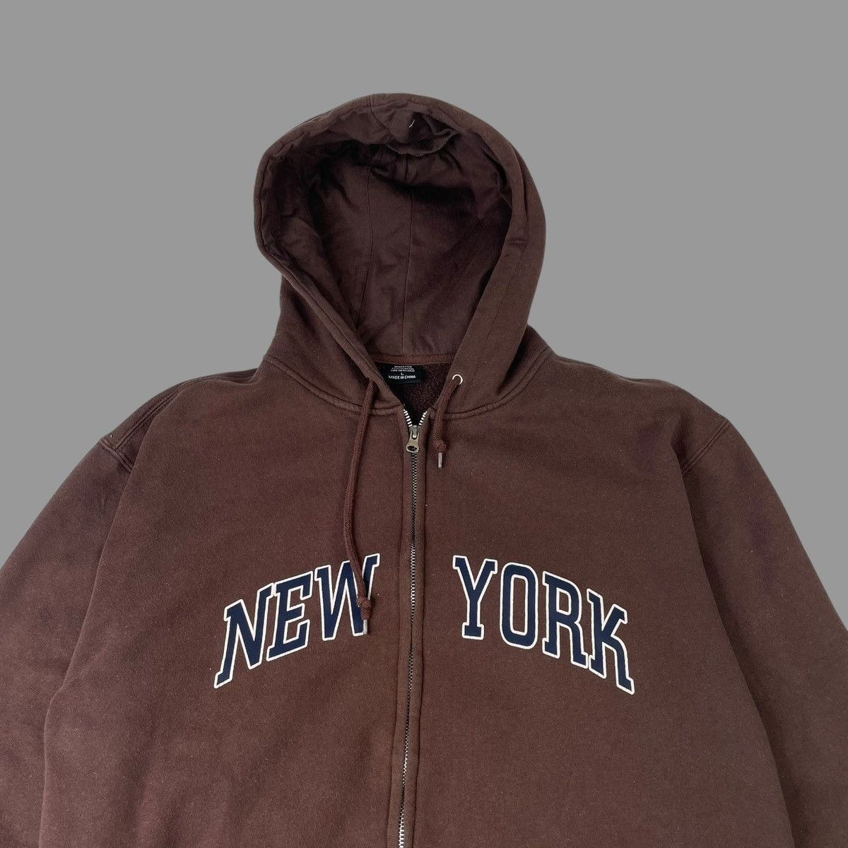 Vintage Vintage Y2K New York zip up hoodie Size US L / EU 52-54 / 3 - 4 Thumbnail