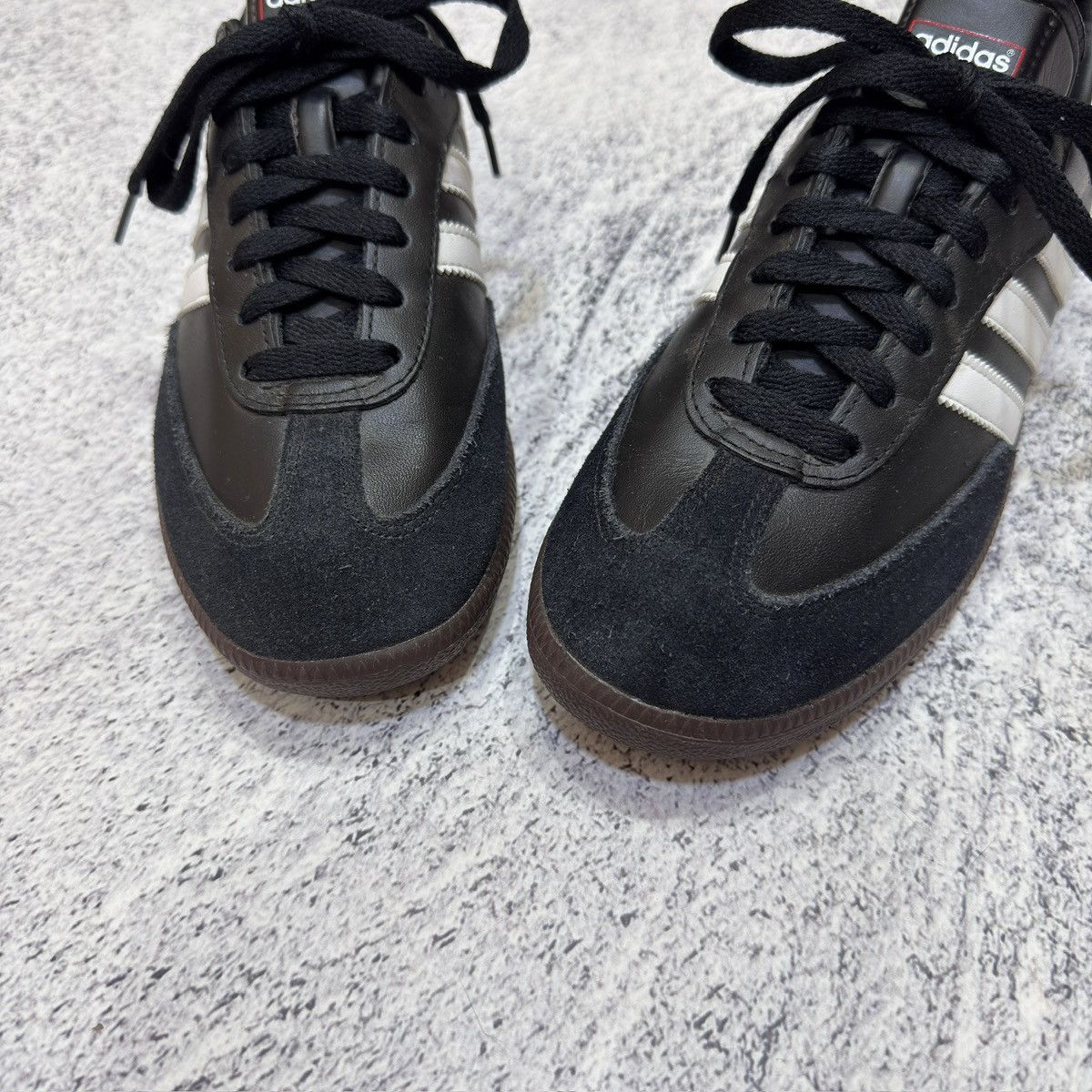 Adidas × Designer Adidas Samba Black Leather US7 UK6.5 EU40 JP25 Size US 7 / EU 40 - 7 Thumbnail