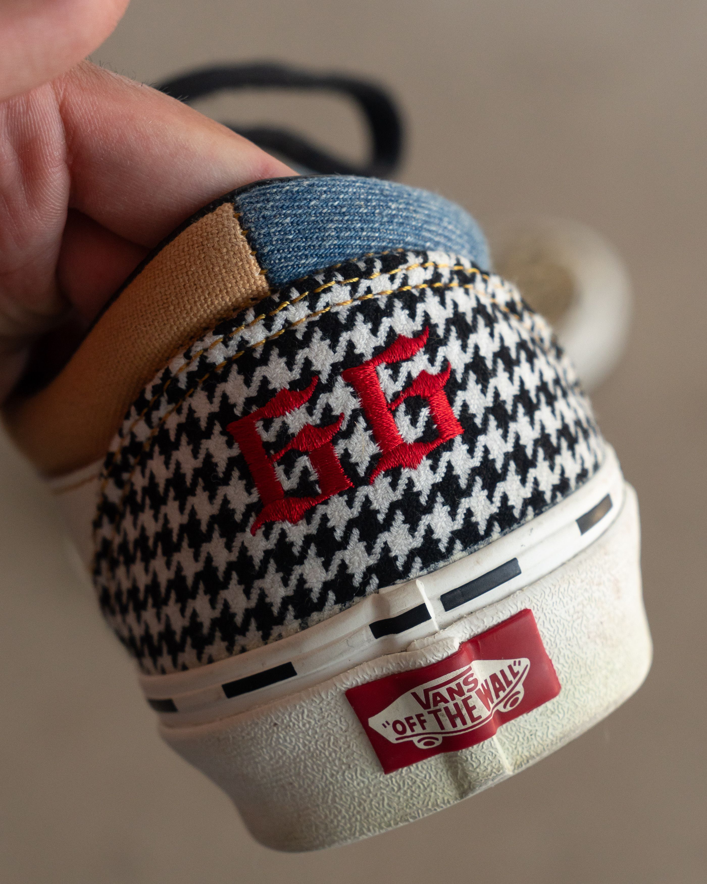 Vans Vans Bold Ni Sneakers Men's 10.5 Leopard Houndstooth Denim Size US 10.5 / EU 43-44 - 5 Thumbnail