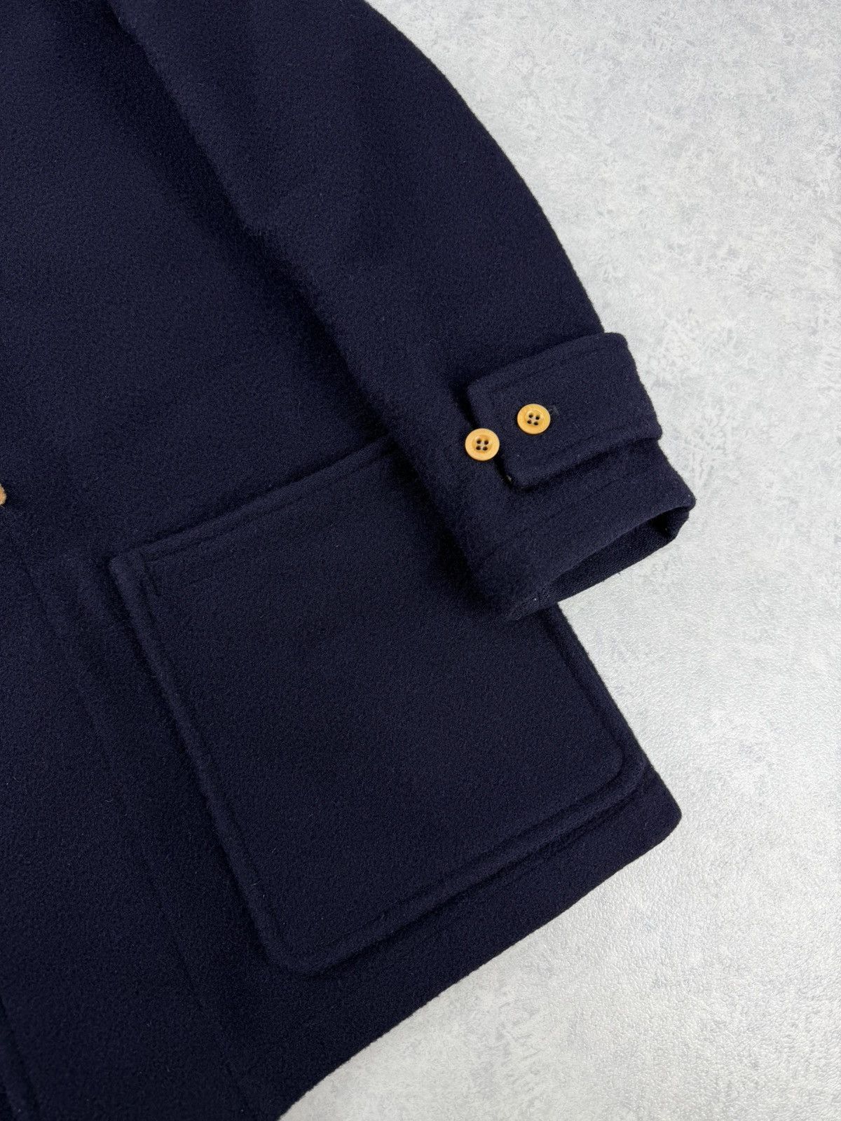 Gloverall Gloverall Monty Navy Duffle Coat Wool Mens S England Size US S / EU 44-46 / 1 - 4 Thumbnail