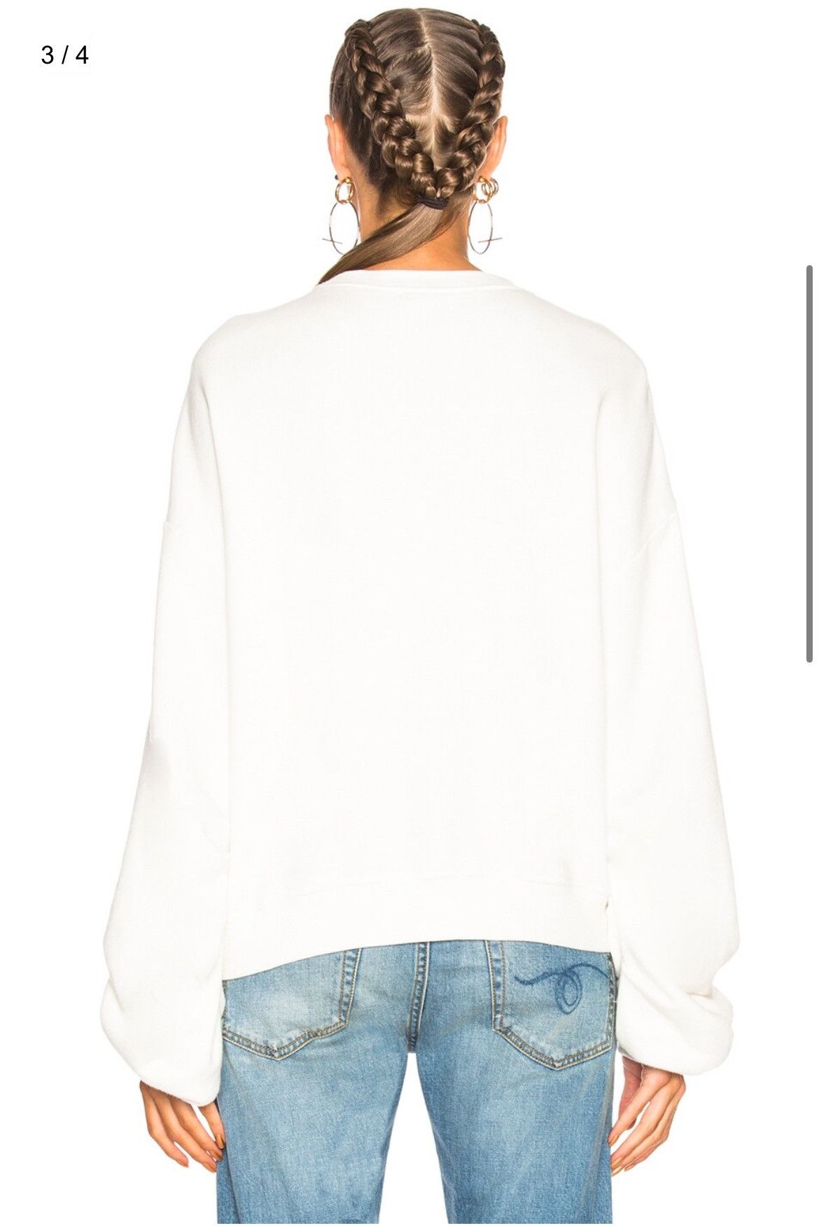 R13 Pleated Sleeve Sweatshirt. Small Size S / US 4 / IT 40 - 9 Thumbnail