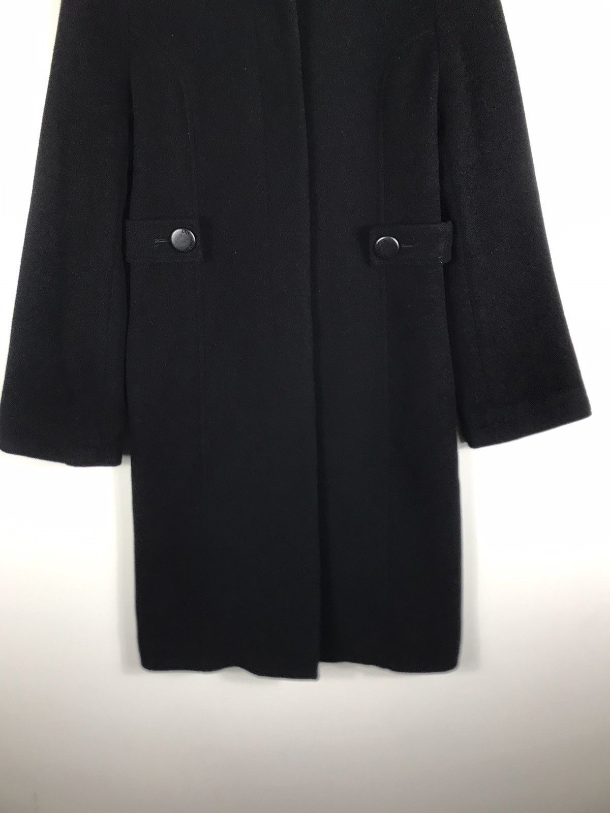 Jil Stuart ⚡️Vintage Jill Stuart Wool Button Long Coat Jacket Size M / US 6-8 / IT 42-44 - 5 Thumbnail