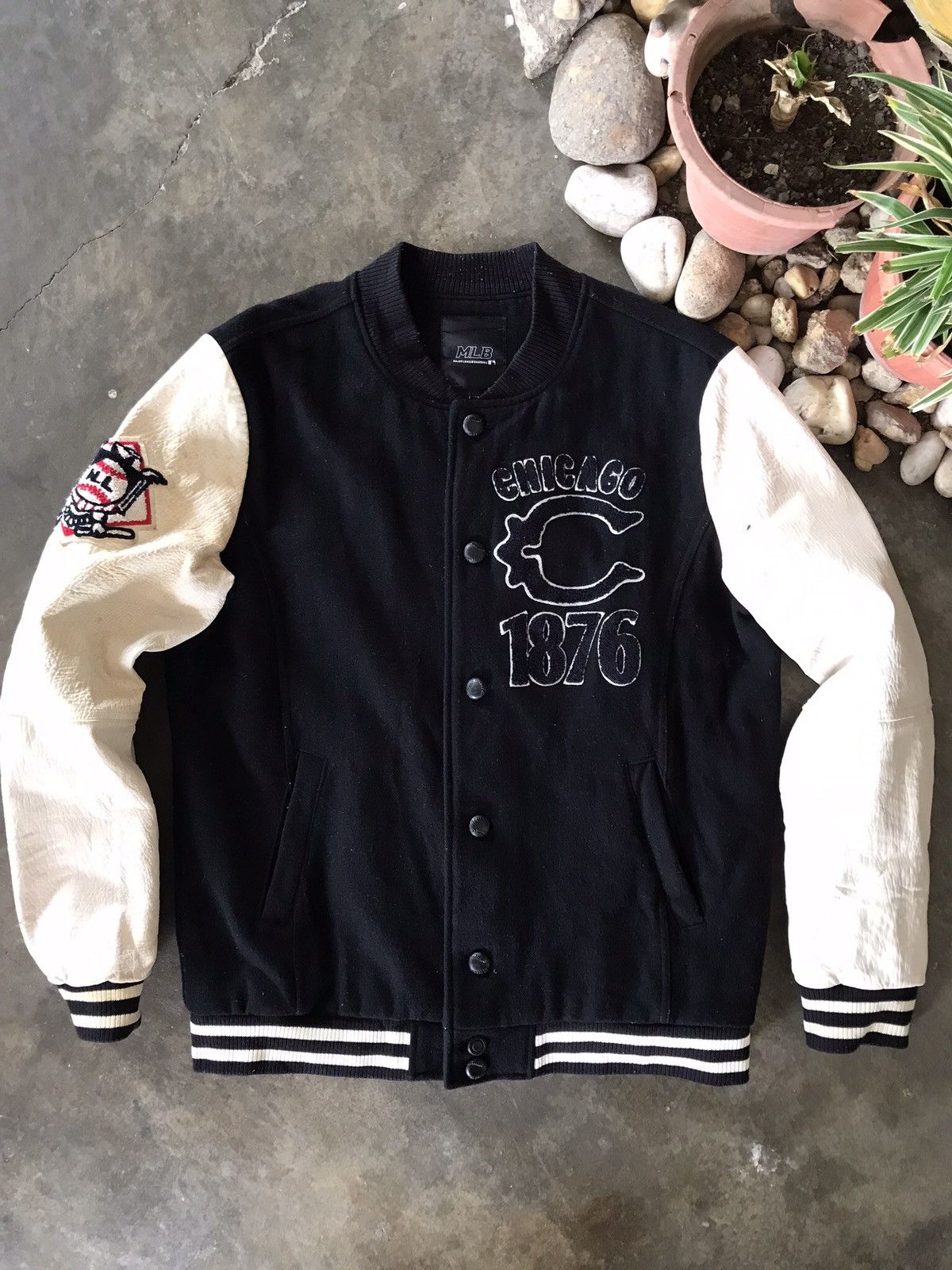 MLB × Vintage VINTAGE MLB Chicago 1876 Varsity Jacket 🔥 Size US L / EU 52-54 / 3 - 6 Thumbnail