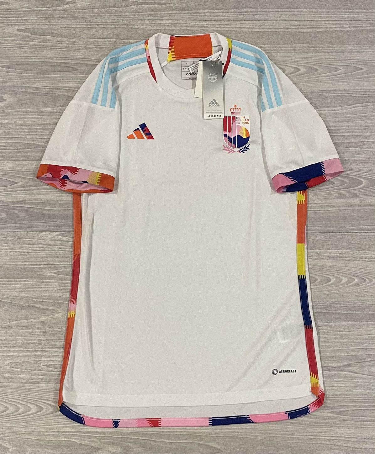Adidas Adidas 2022/24 Belgium World Cup Soccer Jersey Men’s Small Size US S / EU 44-46 / 1 - 1 Thumbnail