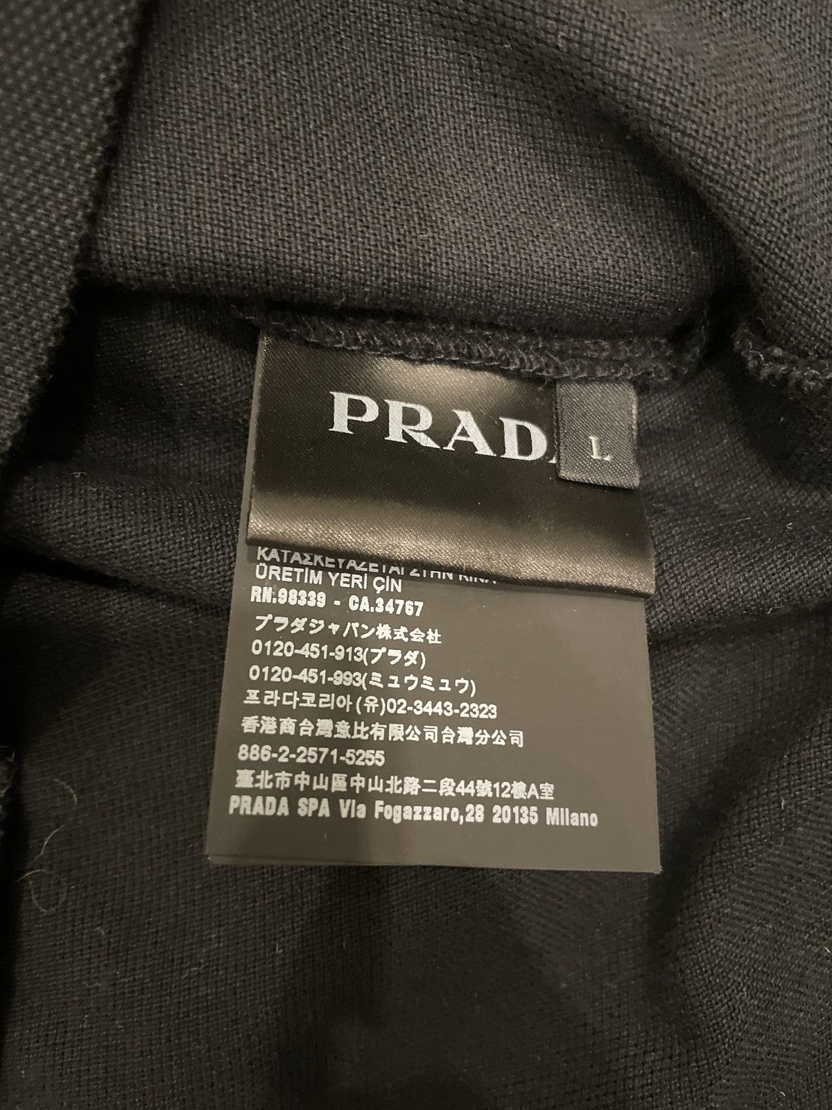Prada Prada polo t-shirt Size US L / EU 52-54 / 3 - 4 Thumbnail