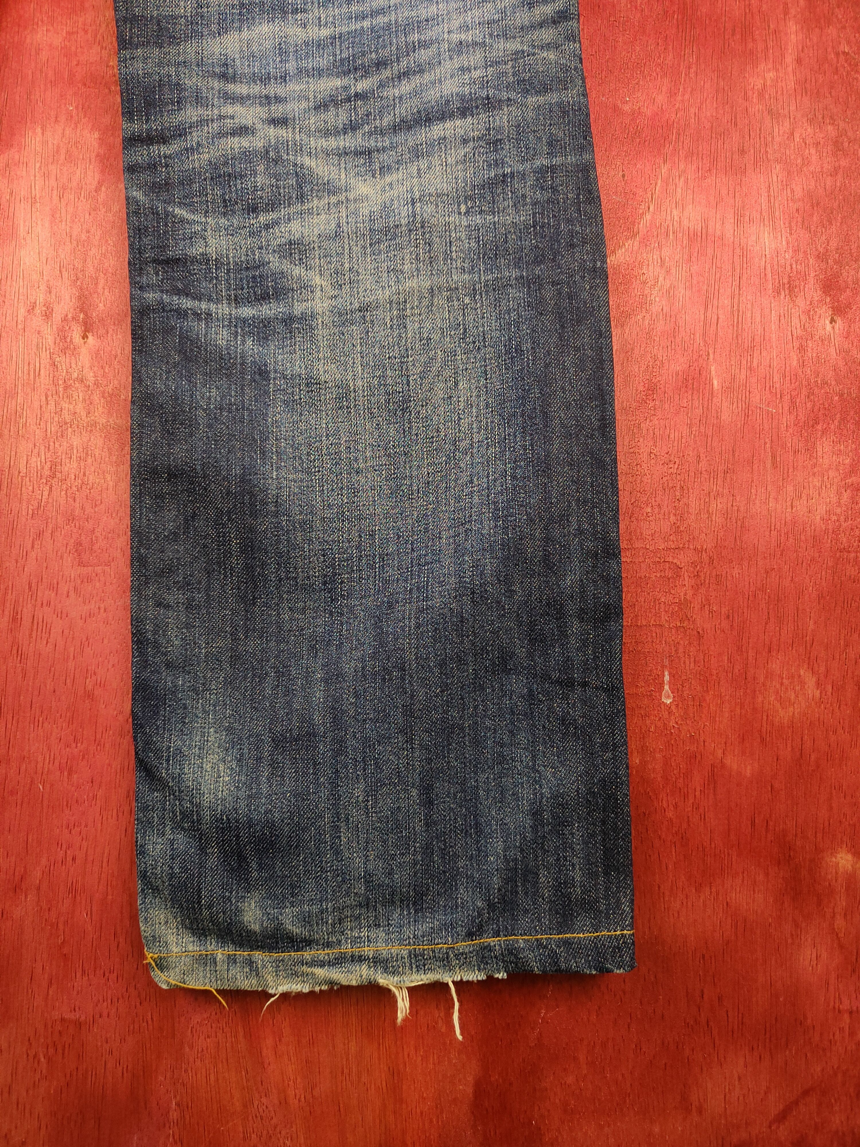 Japanese Brand DL Uniqlo Blue japan vintage distressed Denim Pants #S1261 Size US 32 / EU 48 - 12 Thumbnail