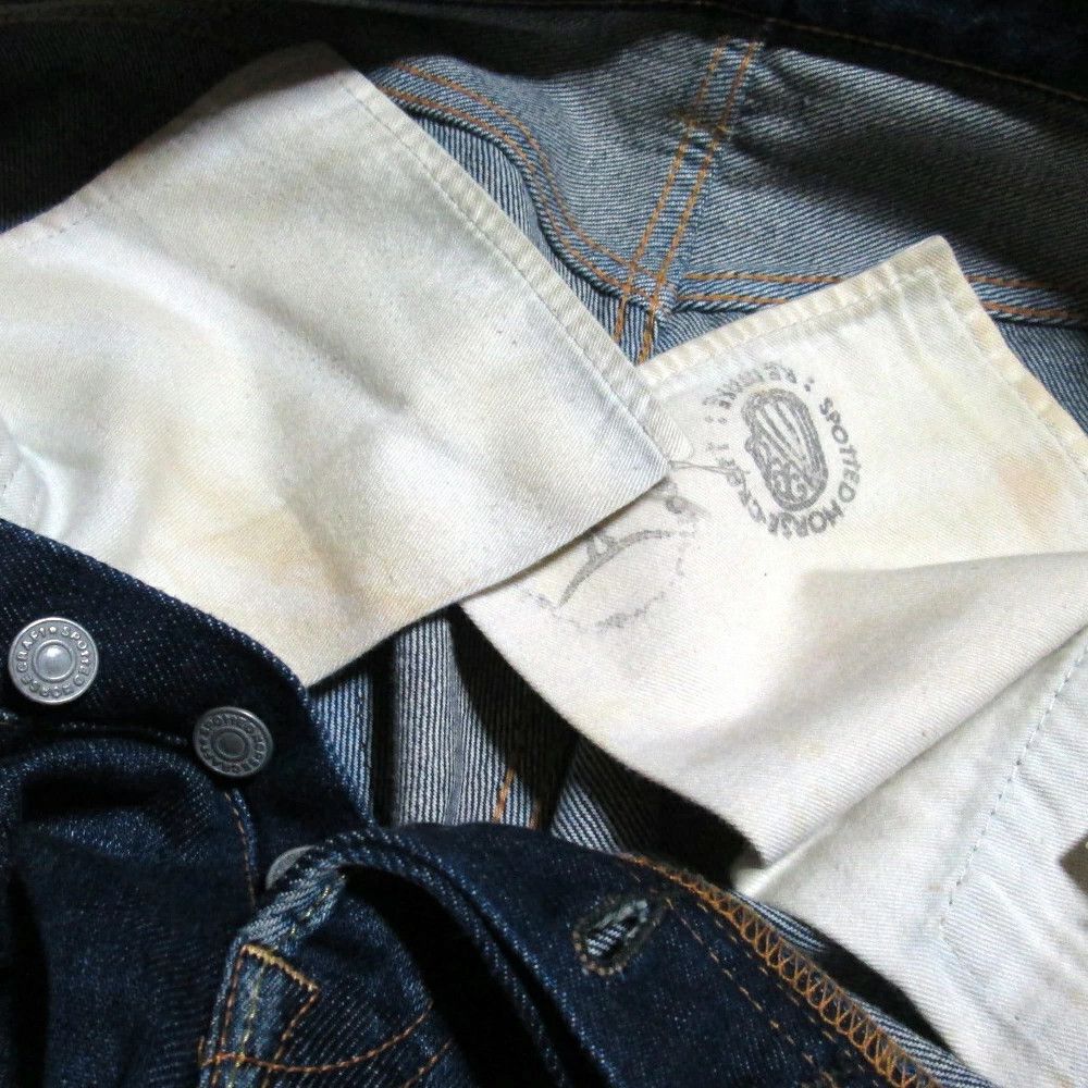 Yohji Yamamoto Yohji Yamamoto JEANS Leather patchwork denim pants Size US 34 / EU 50 - 4 Thumbnail